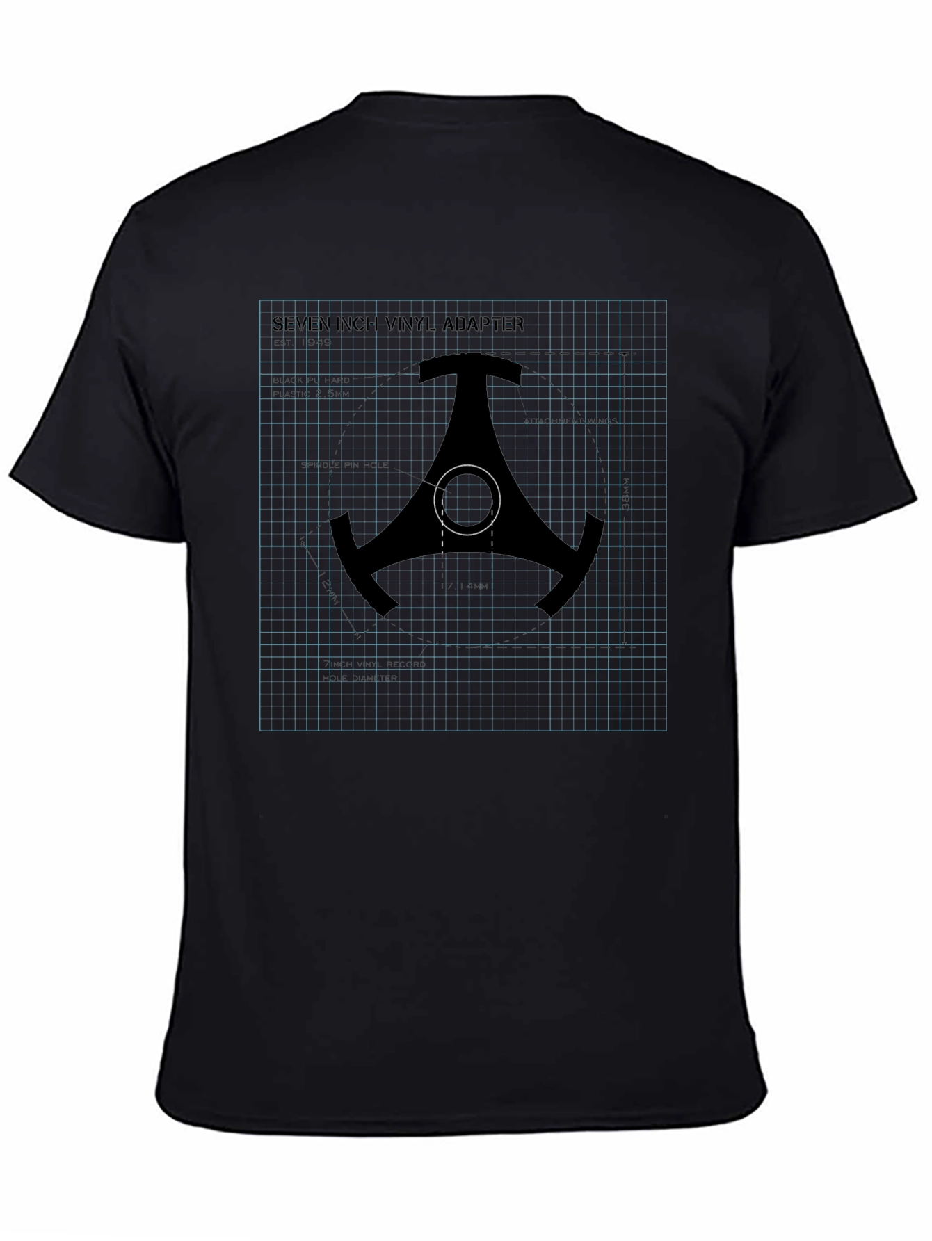 Seven Inch Vinyl Adapter Graphic Tee