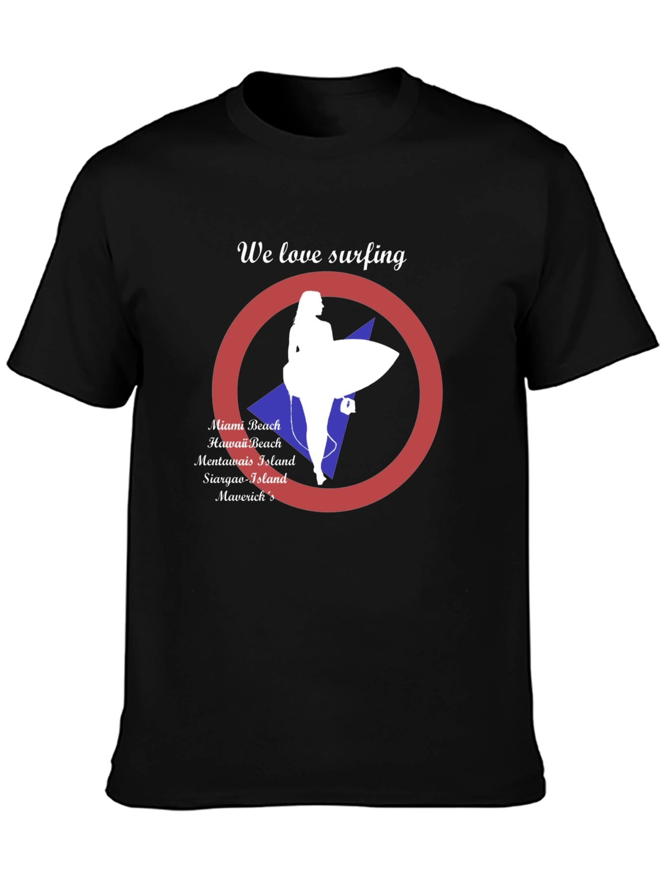 Surfing Destinations T-Shirt - Beach Lover Tee