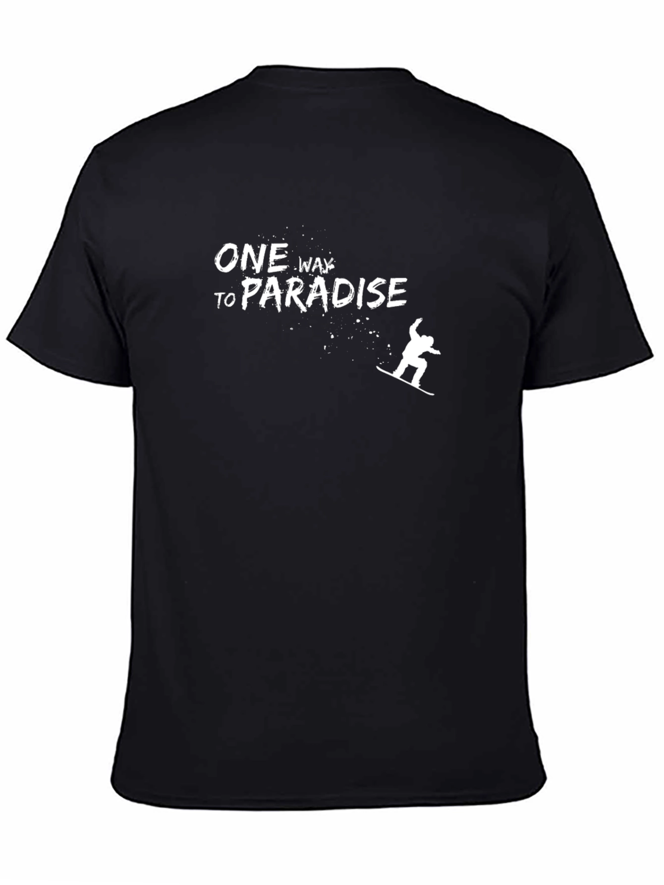 One Way to Paradise Snowboard T-Shirt