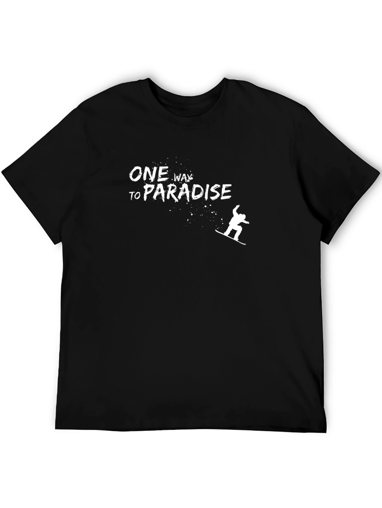 One Way to Paradise Snowboard T-Shirt