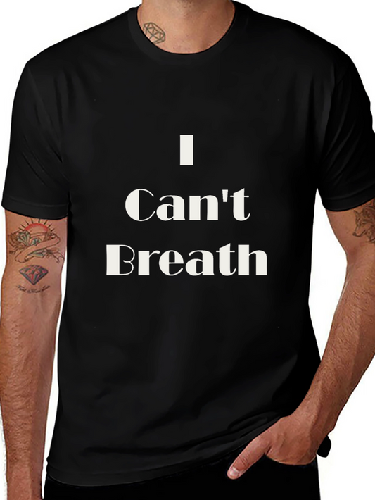 I Cant Breathe Graphic Tee - Black