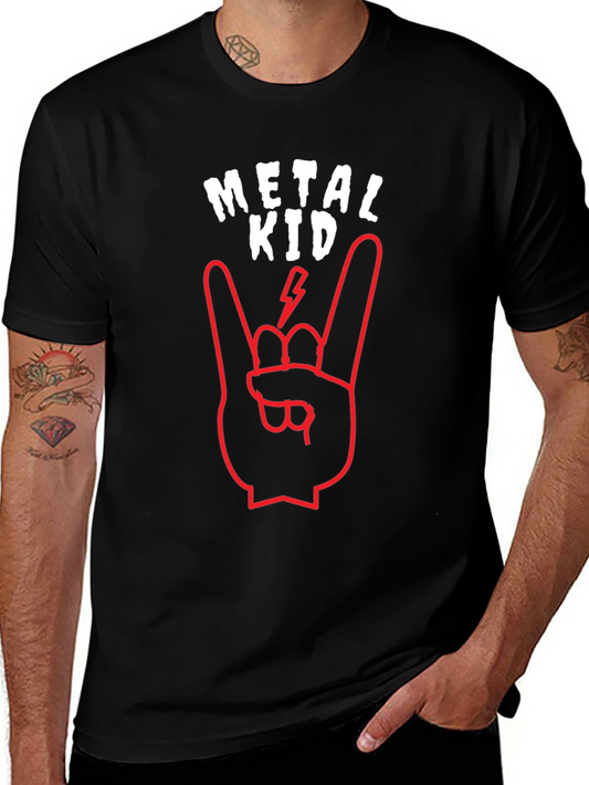 Metal Kid T-Shirt - Rock On Heavy Metal Tee