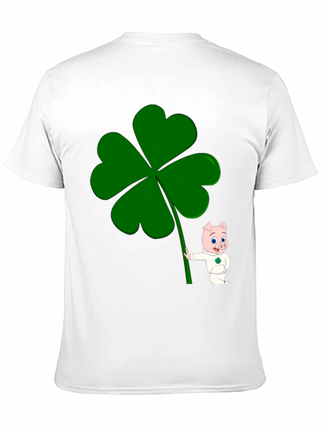 Lucky Piggy Clover Graphic Tee