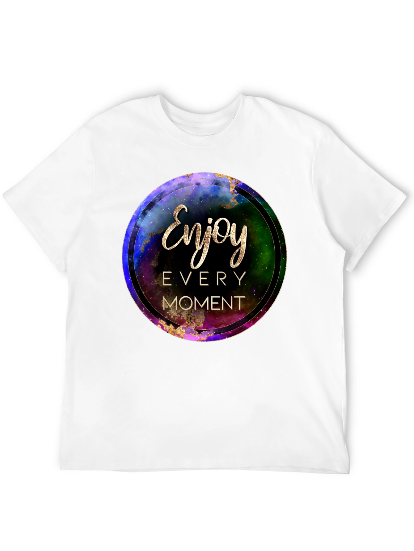 Enjoy Every Moment Black Graphic Tee