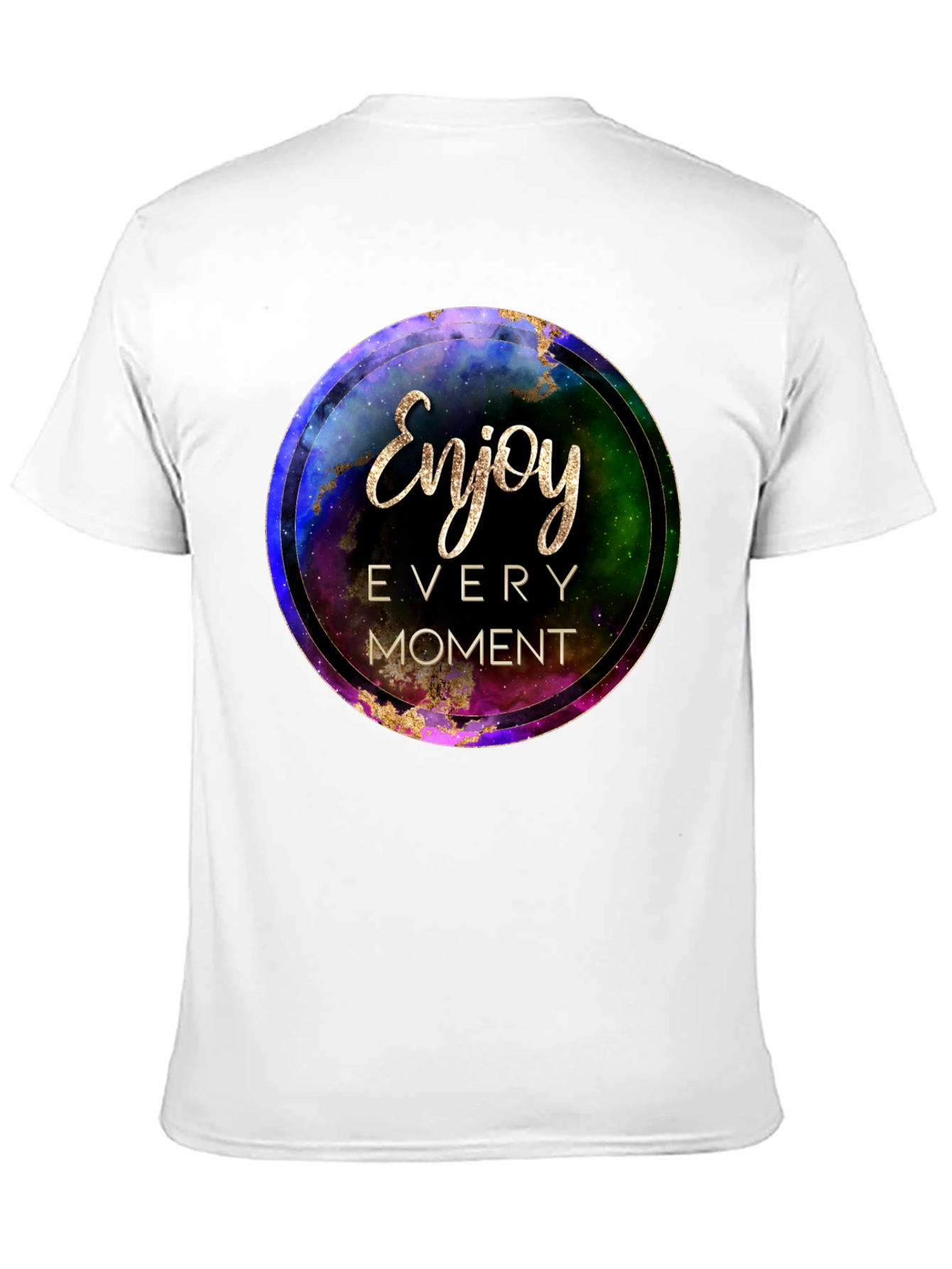 Enjoy Every Moment Black Graphic Tee