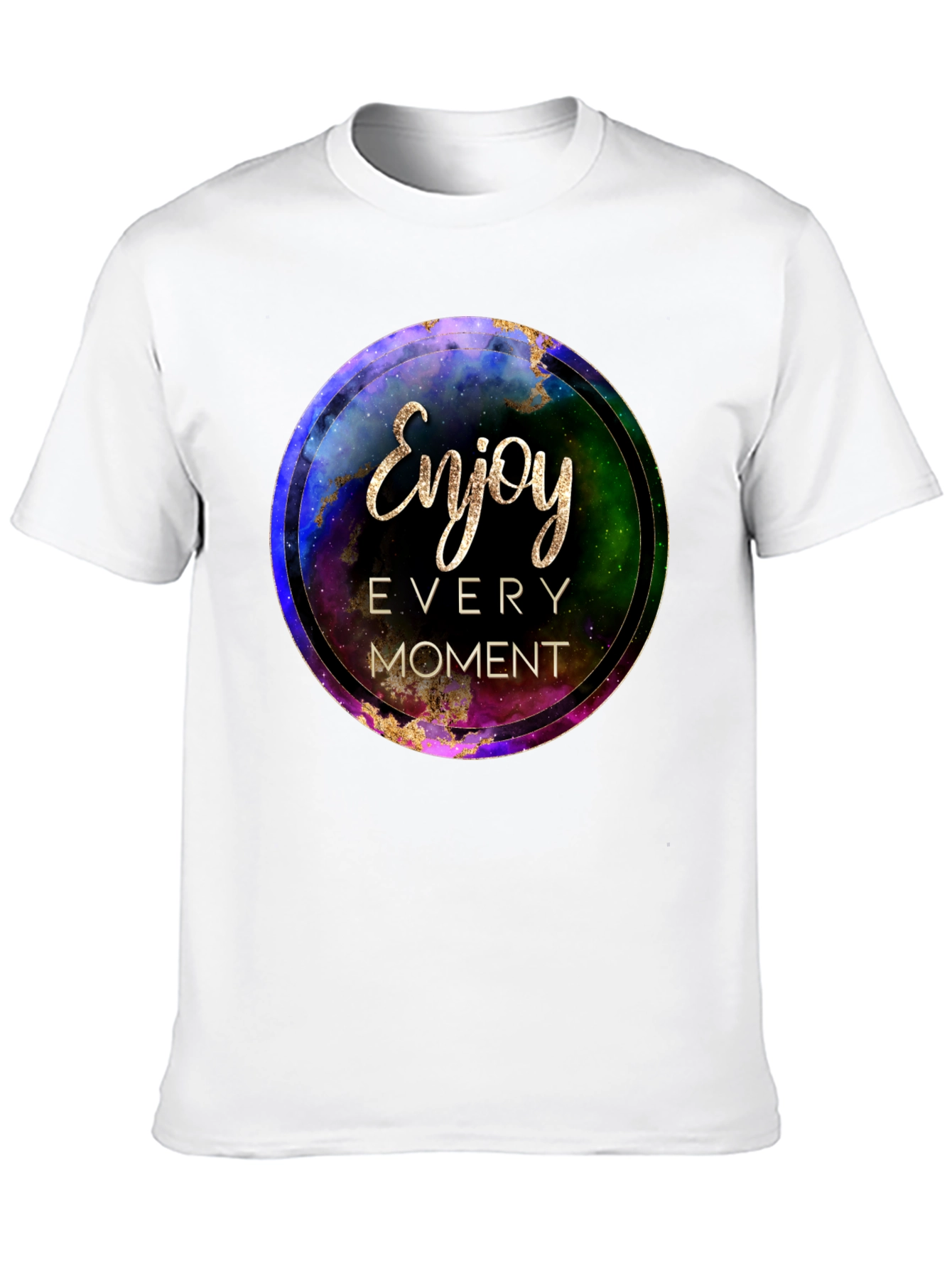 Enjoy Every Moment Black Graphic Tee
