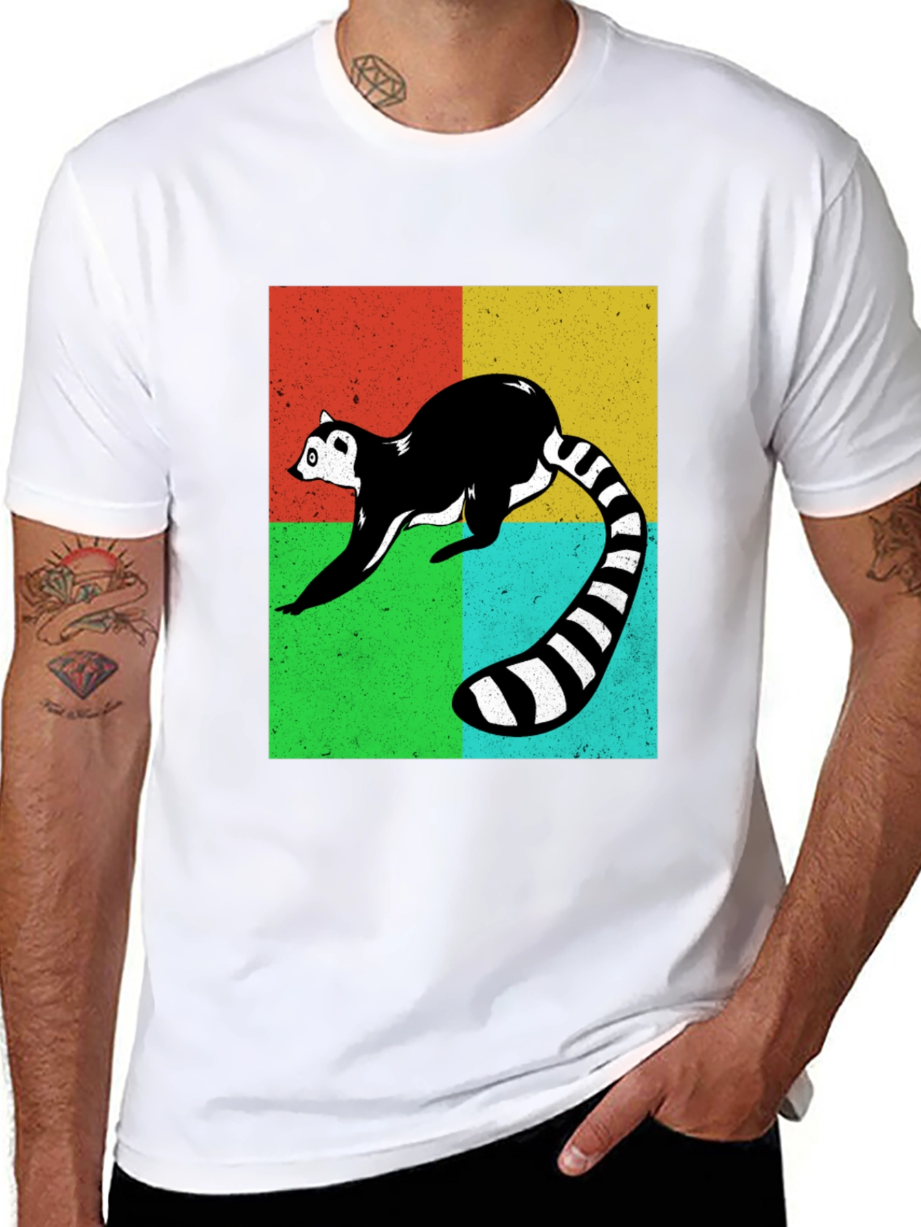 Retro Lemur Graphic Tee