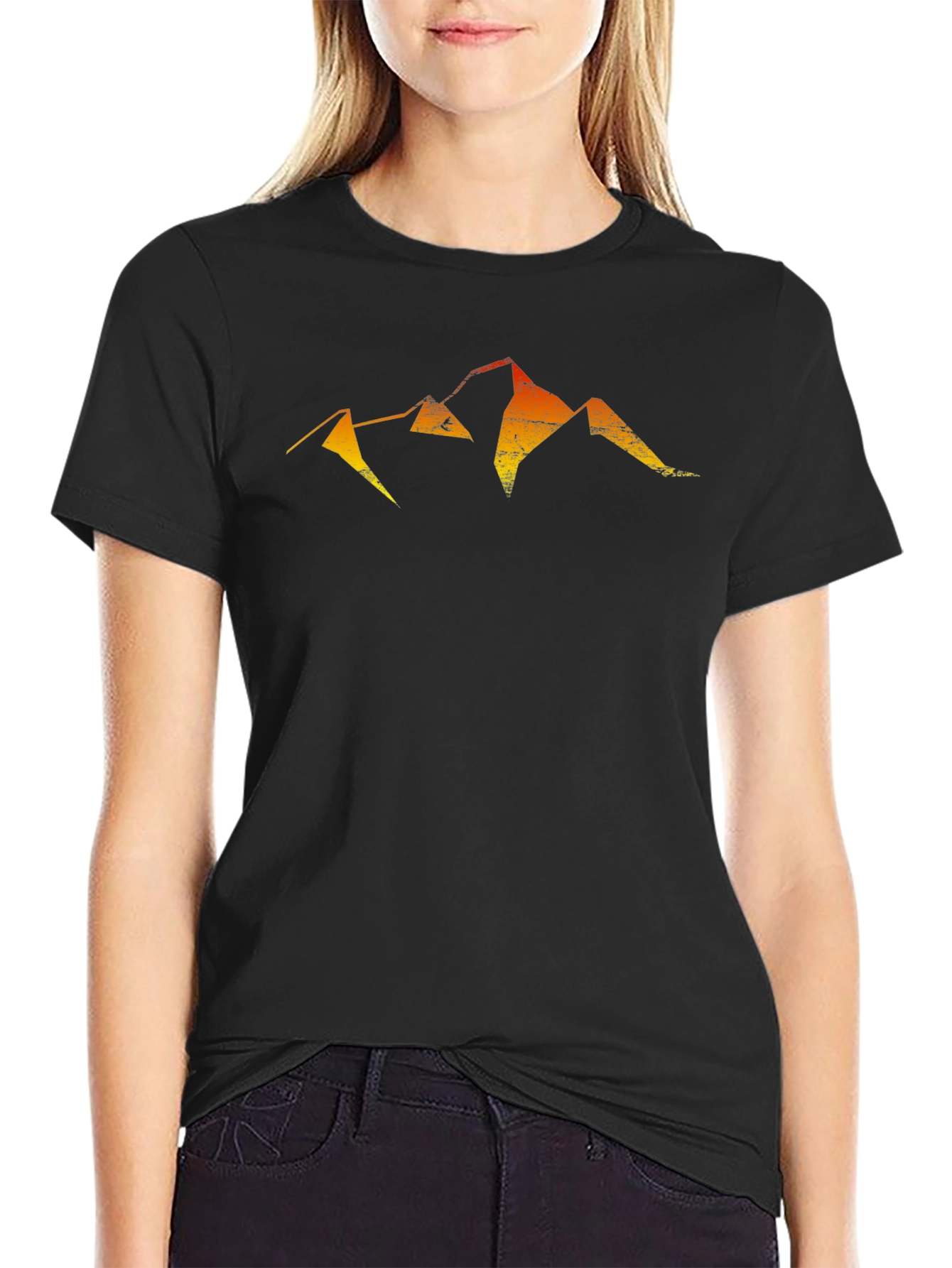 Black Mountain Graphic Tee - Distressed Print