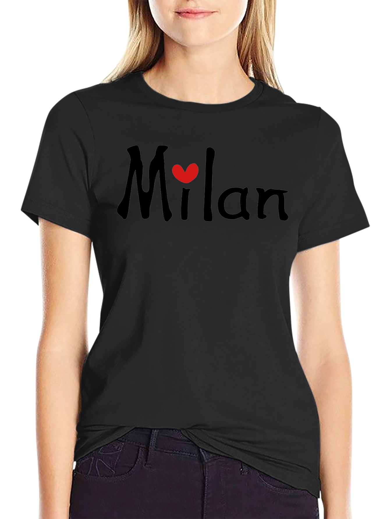 Milan Heart Tee - Stylish Graphic T-Shirt