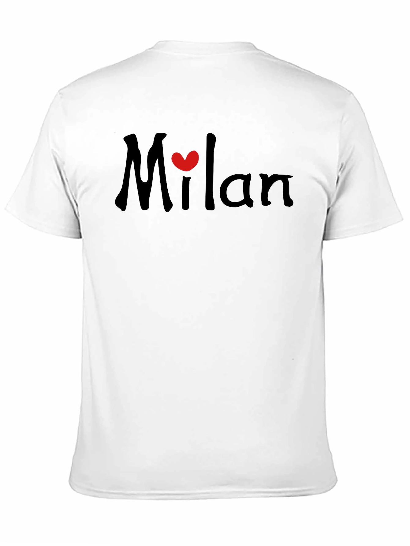 Milan Heart Tee - Stylish Graphic T-Shirt
