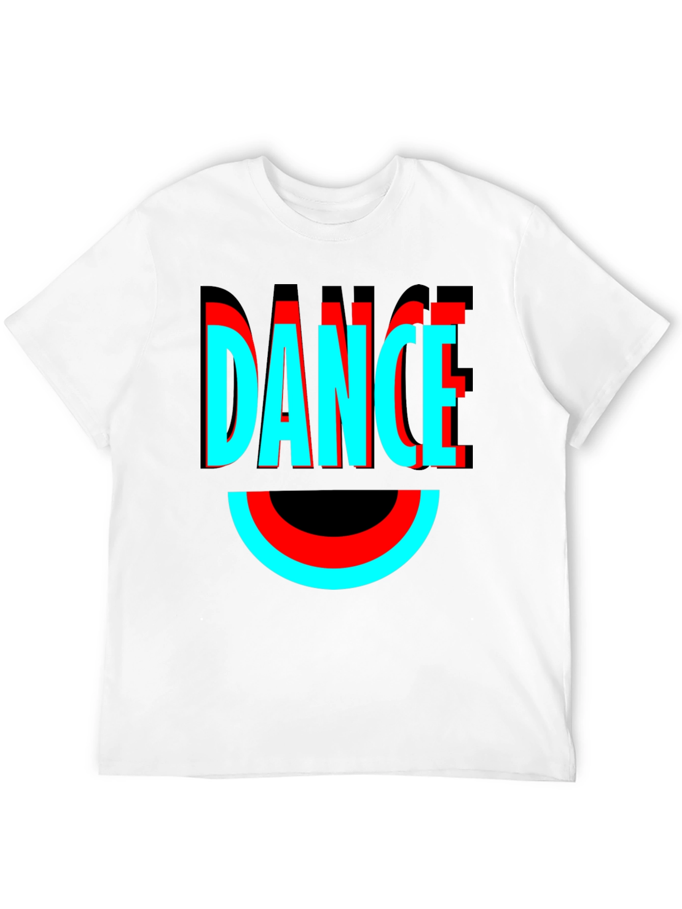 Dance Graphic Tee - Stylish Black Cotton T-Shirt