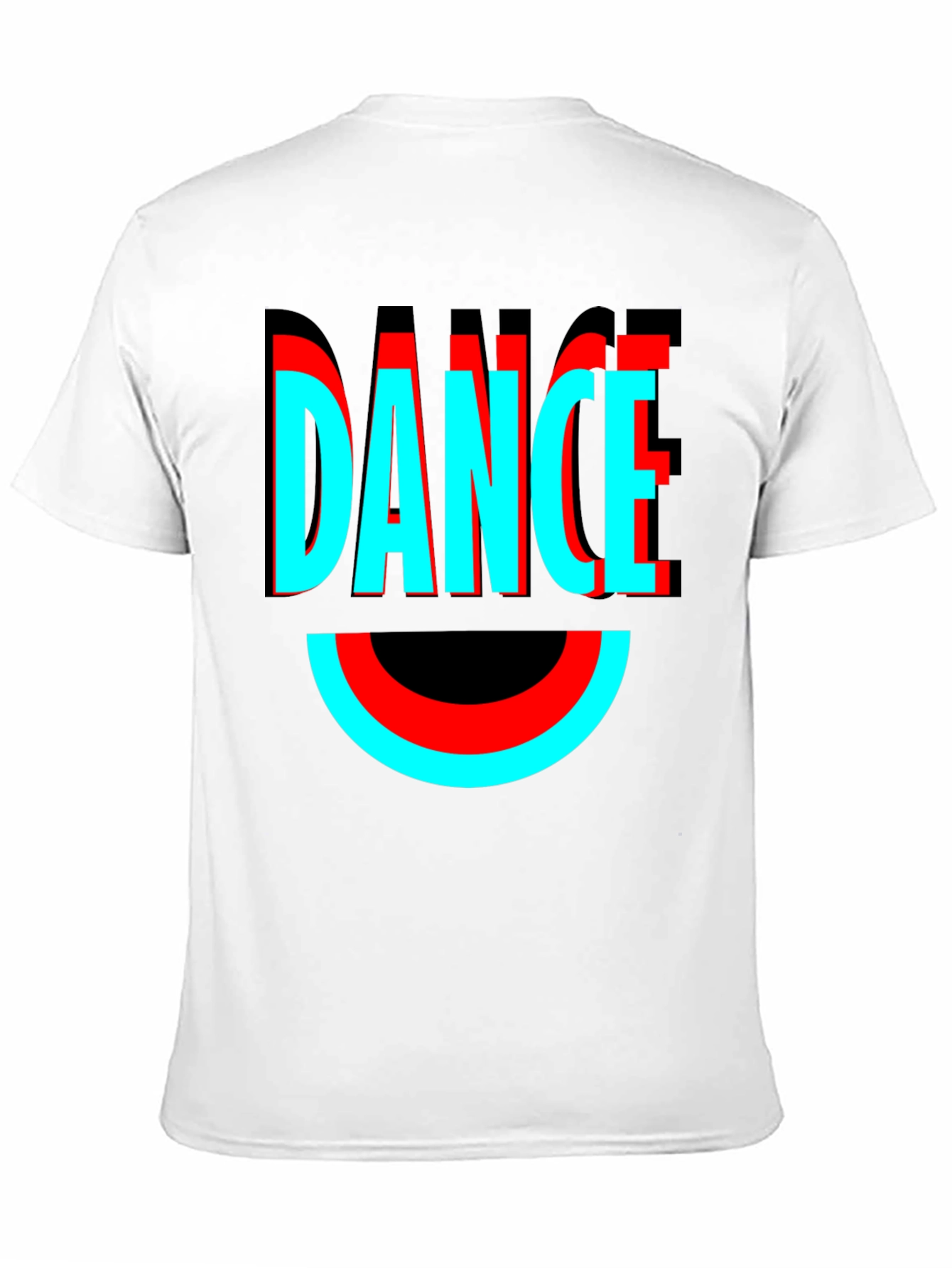 Dance Graphic Tee - Stylish Black Cotton T-Shirt