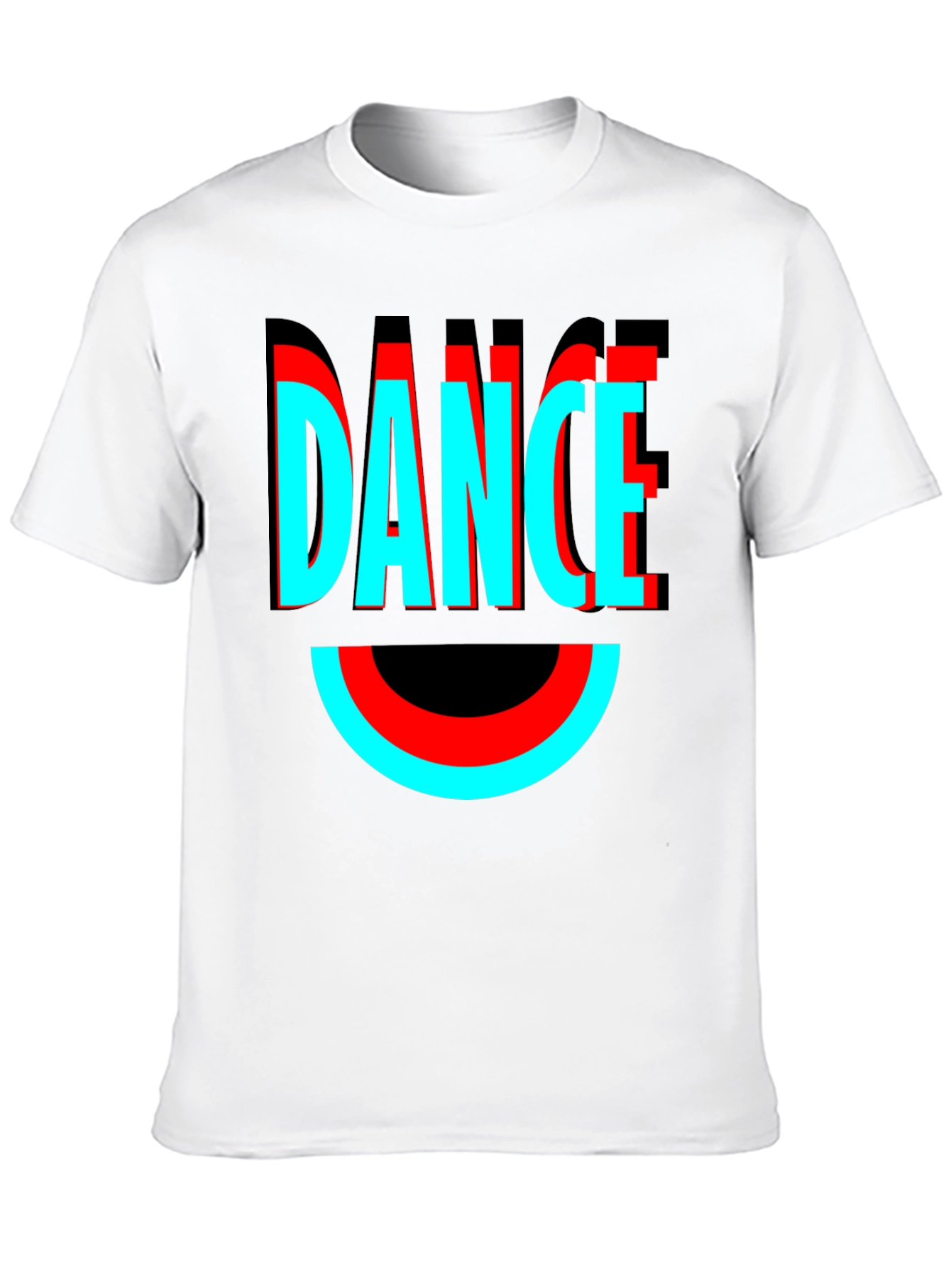Dance Graphic Tee - Stylish Black Cotton T-Shirt
