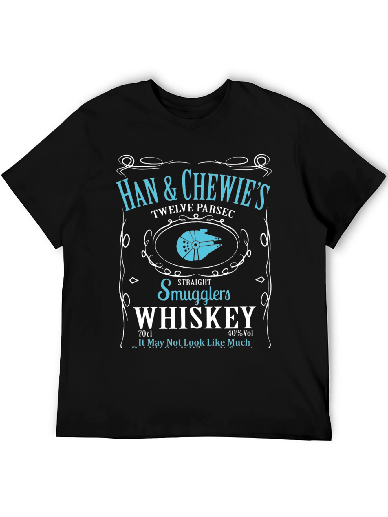 Han & Chewies Whiskey Label T-Shirt
