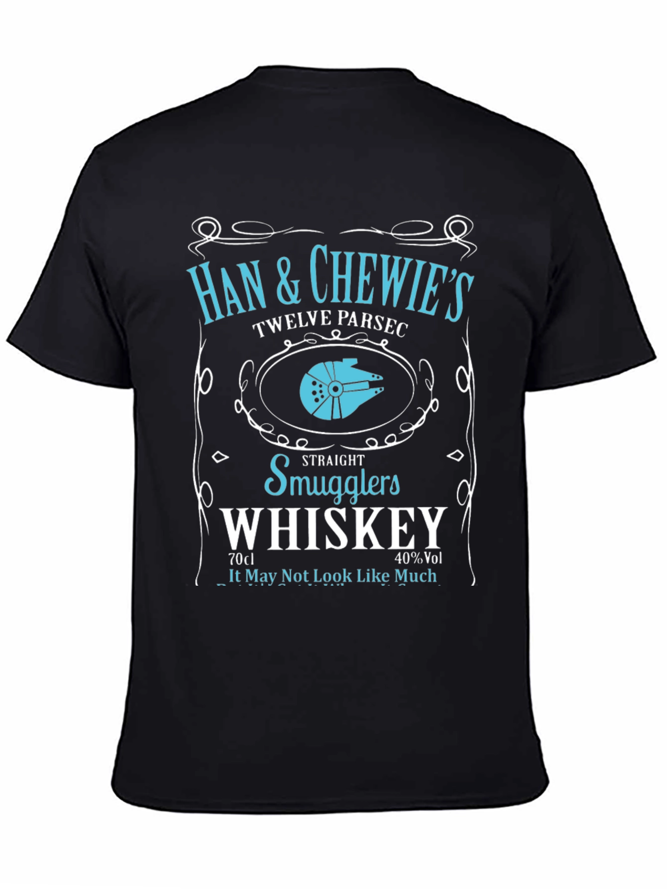 Han & Chewies Whiskey Label T-Shirt