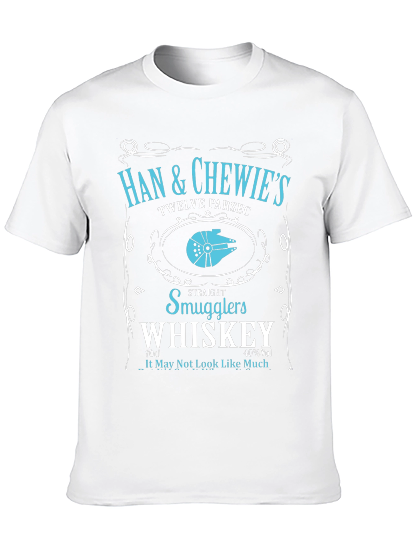 Han & Chewies Whiskey Label T-Shirt