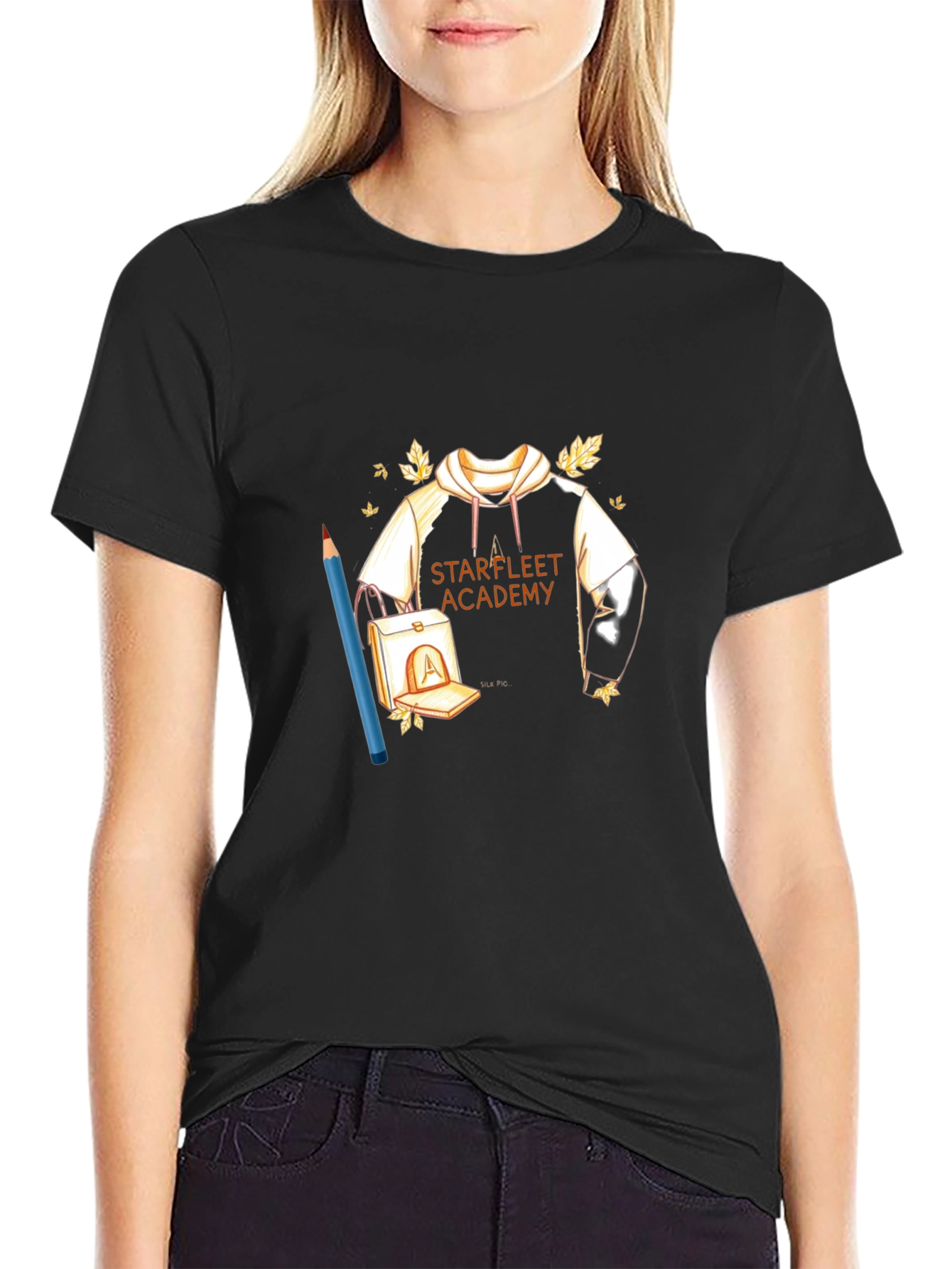Starfleet Academy Black T-Shirt