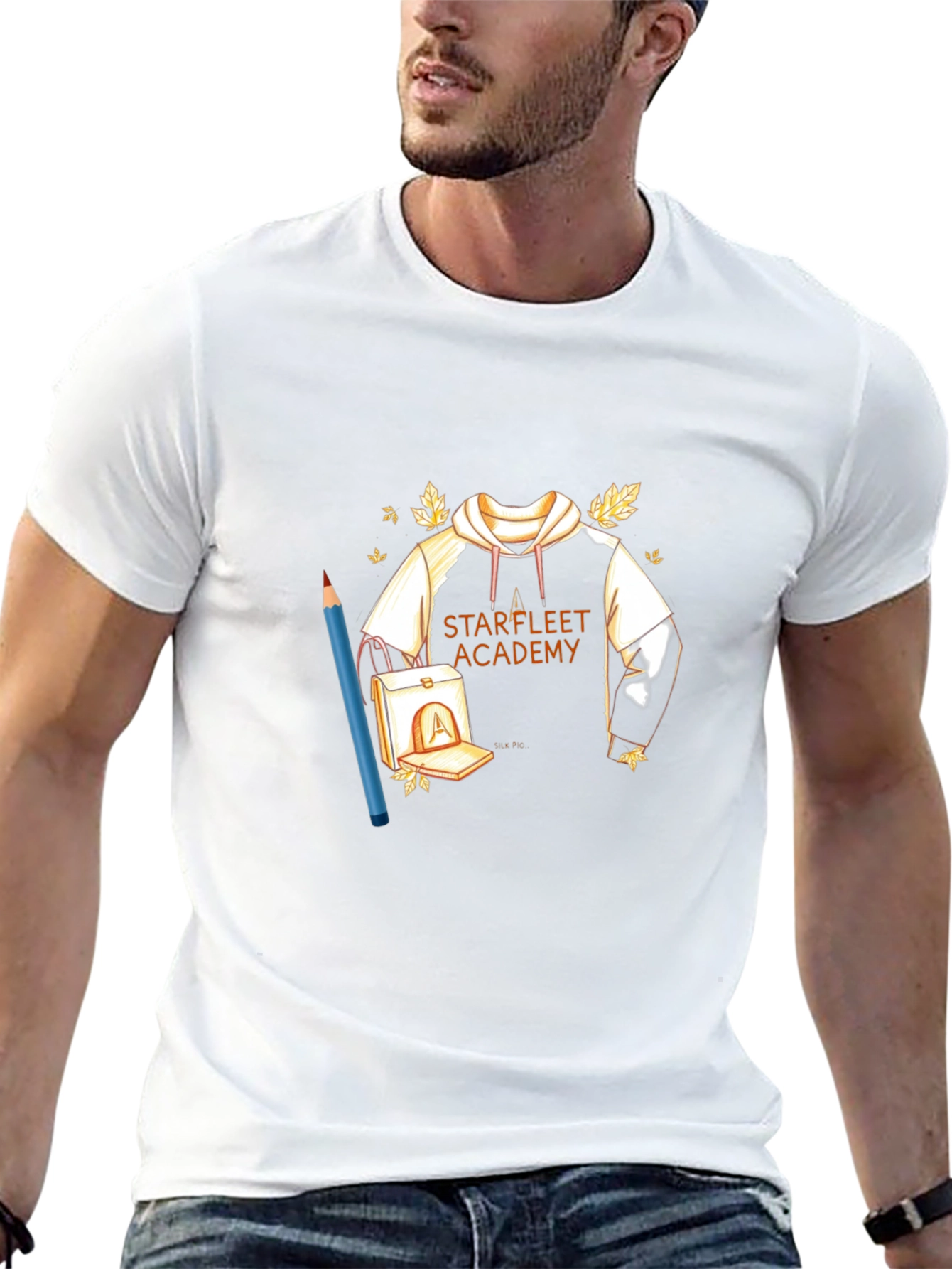 Starfleet Academy Black T-Shirt
