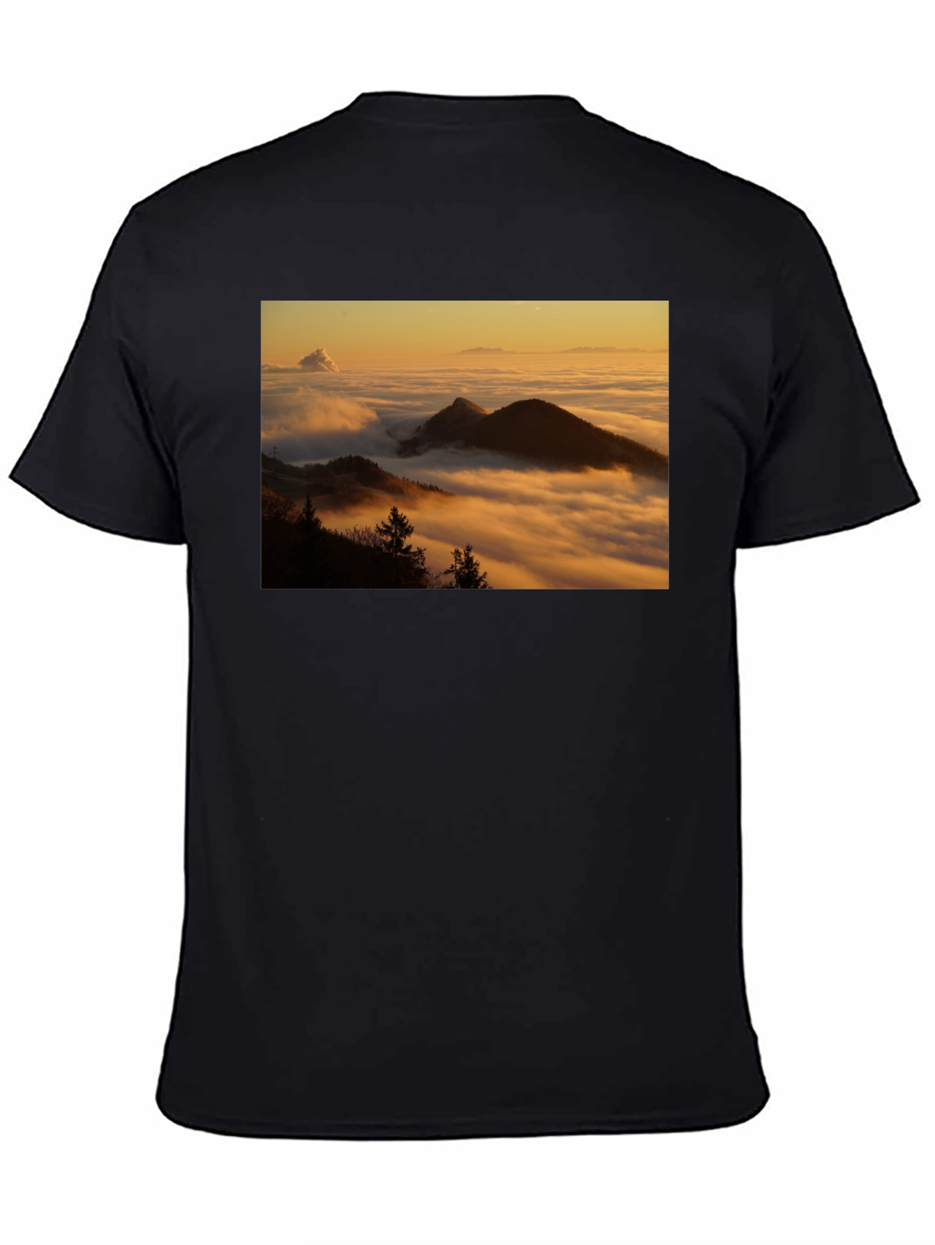 Mountain View Graphic Tee - Black
