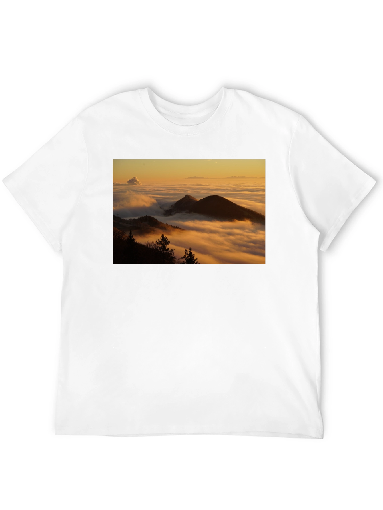 Mountain View Graphic Tee - Black