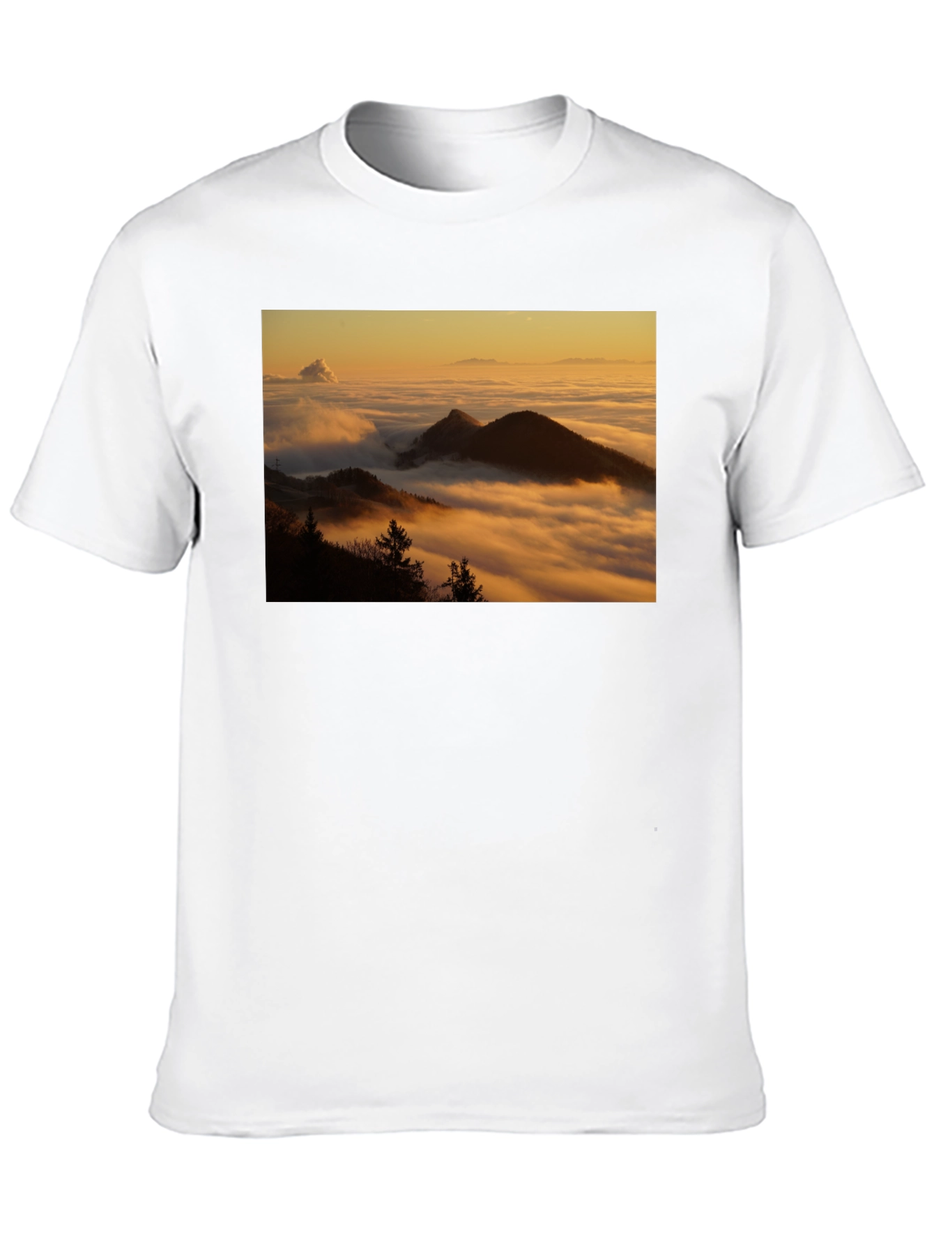 Mountain View Graphic Tee - Black