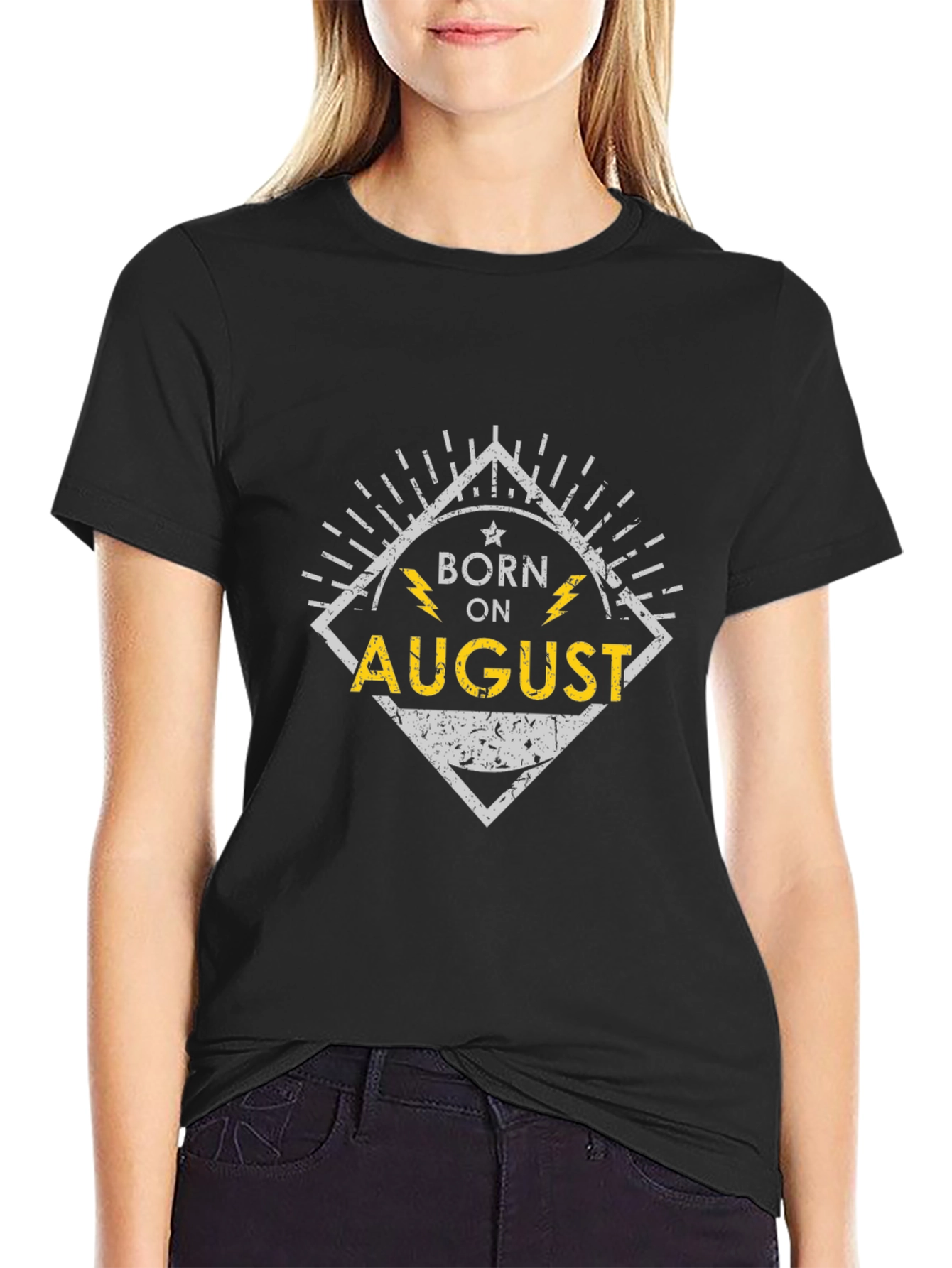 Born in August Graphic T-Shirt