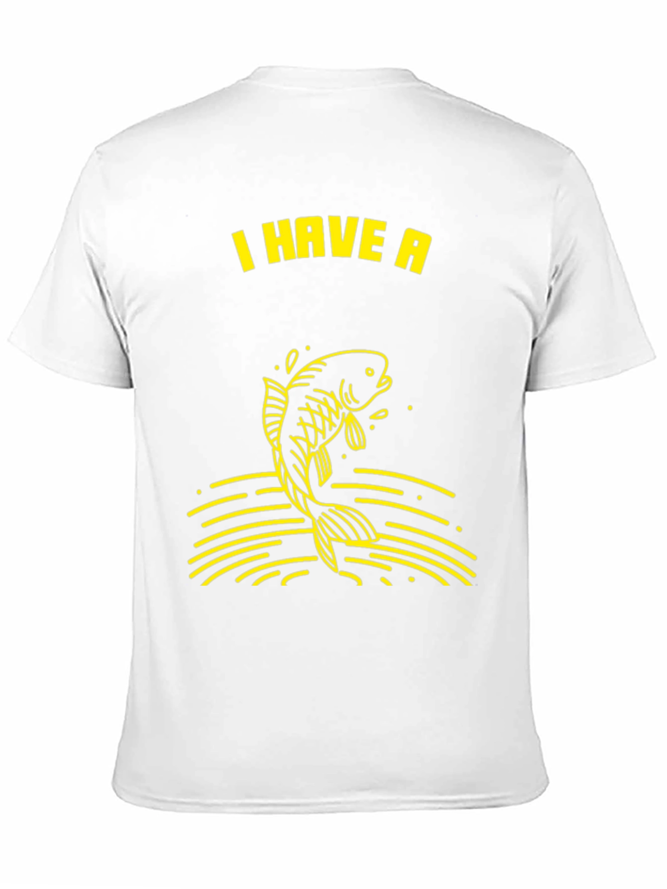 I Have A Fish T-Shirt - Black Graphic Tee