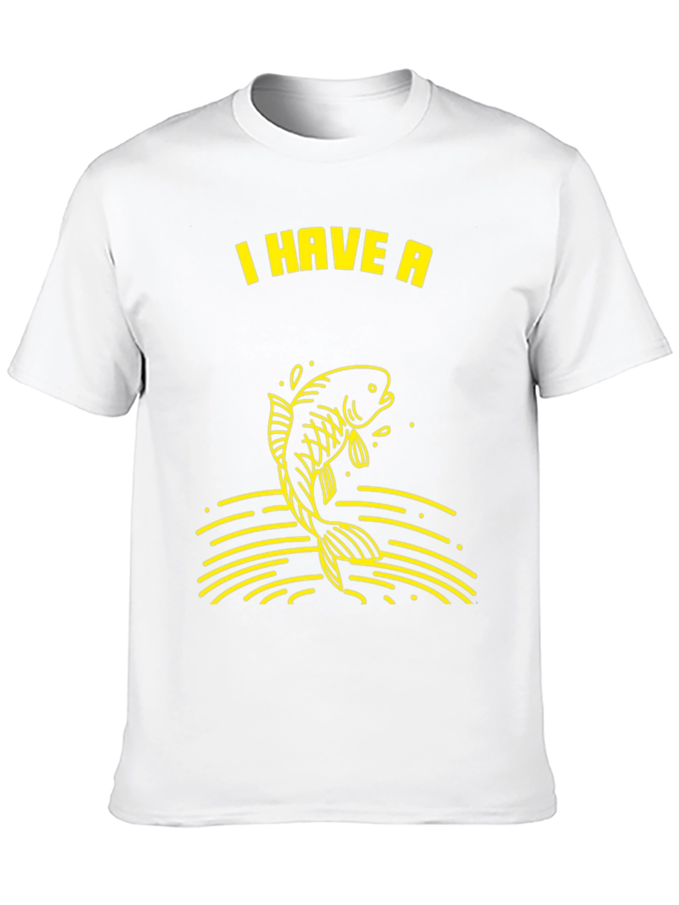 I Have A Fish T-Shirt - Black Graphic Tee