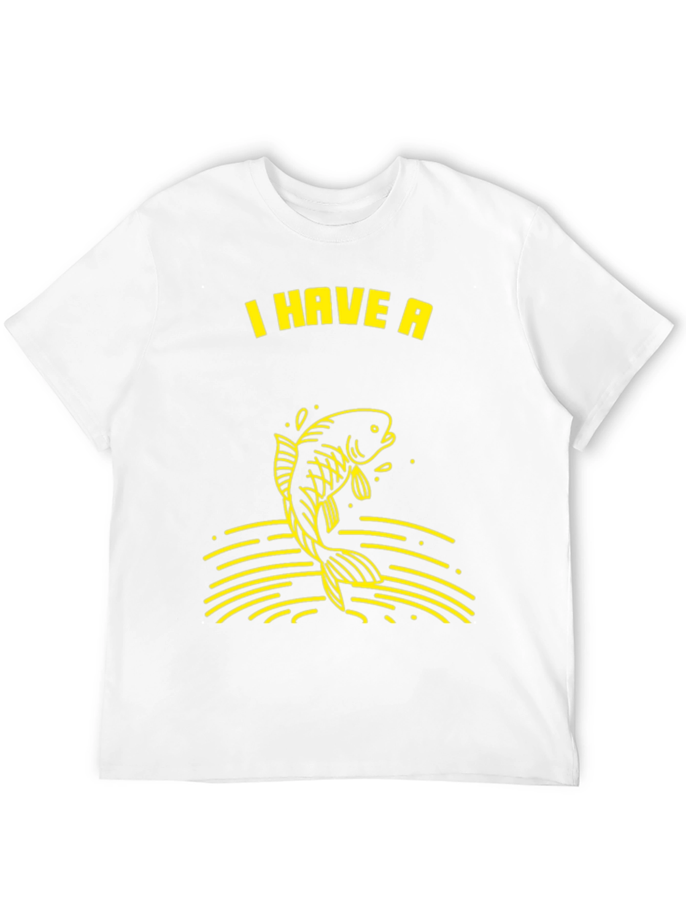 I Have A Fish T-Shirt - Black Graphic Tee