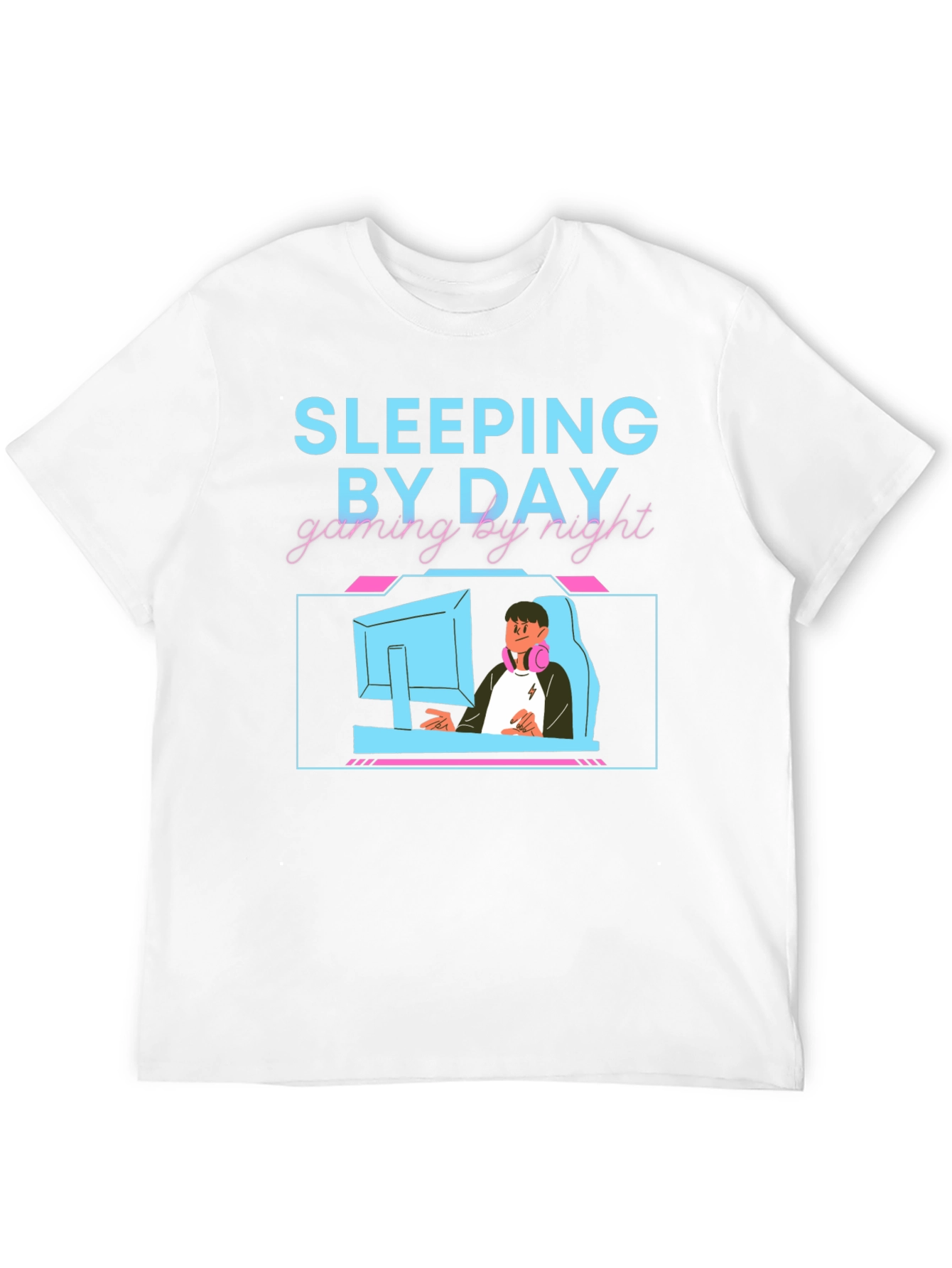 Sleeping By Day Gaming By Night T-Shirt