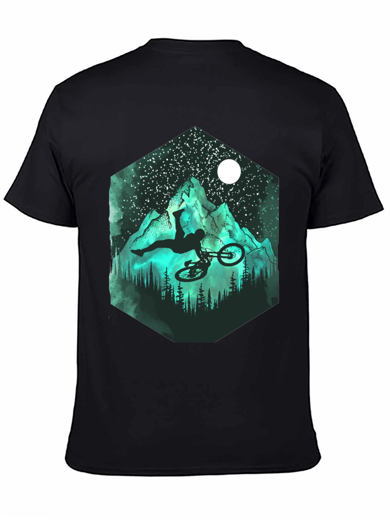 Mountain Biker Silhouette T-Shirt - Adventure Ready