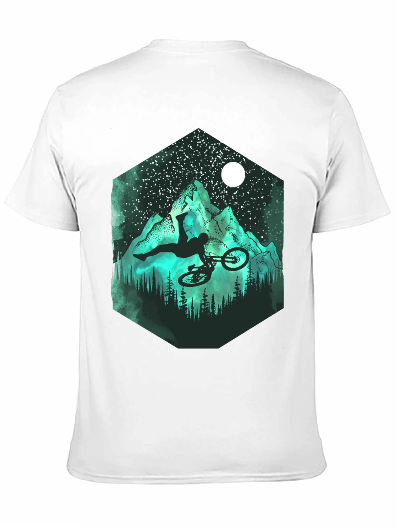 Mountain Biker Silhouette T-Shirt - Adventure Ready