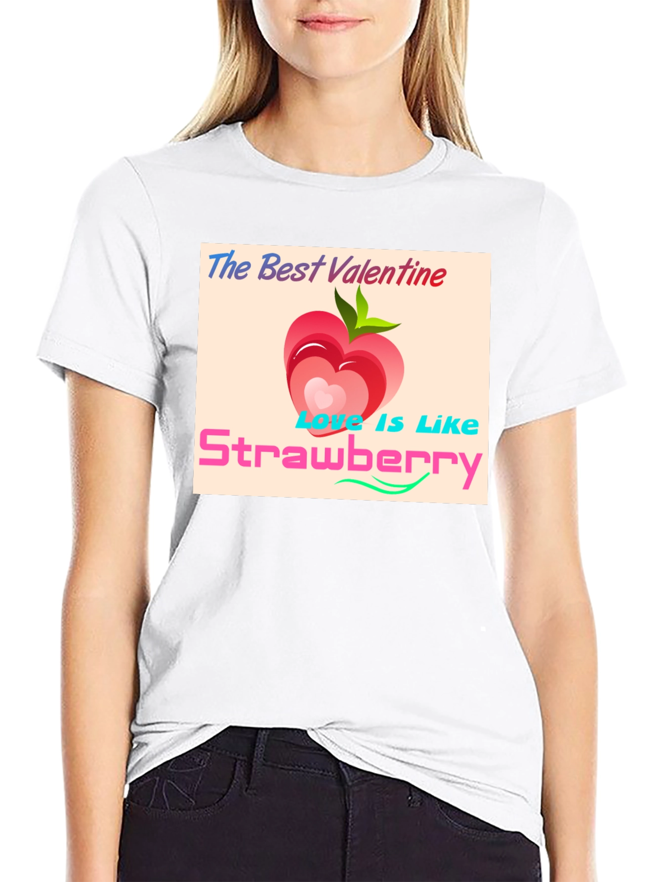 Valentines Day Strawberry Love T-Shirt