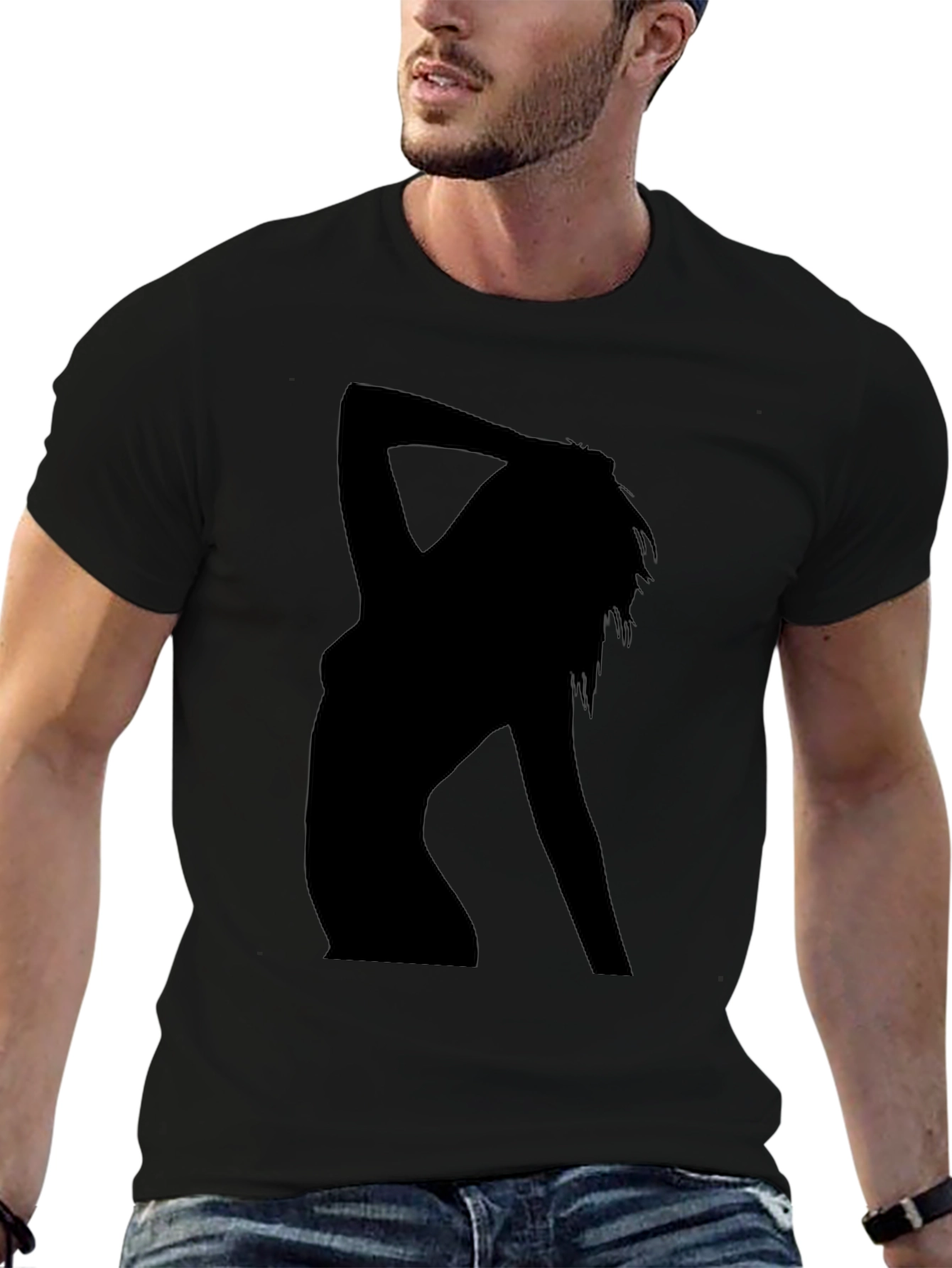 Silhouette Graphic Tee - Black