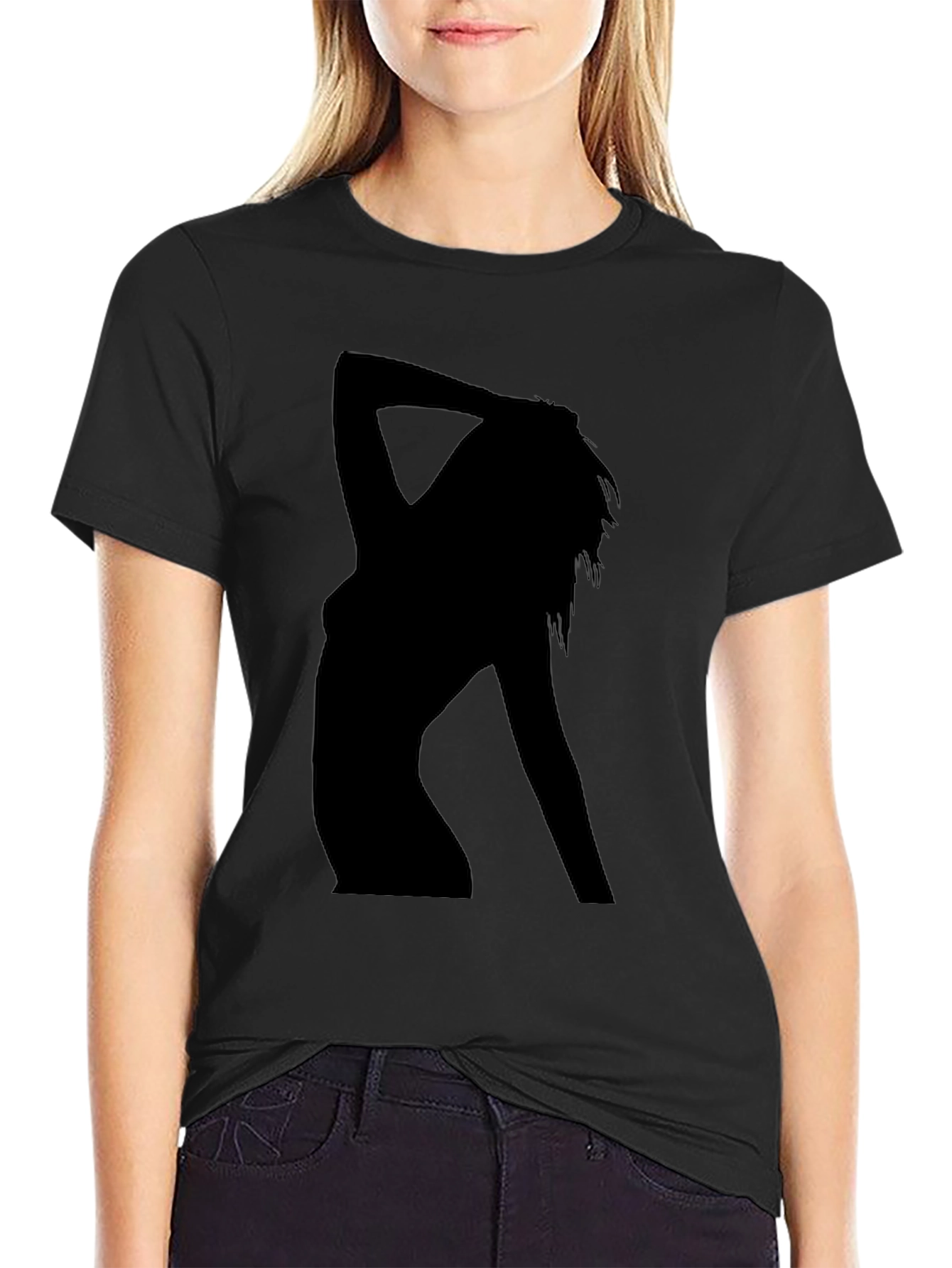 Silhouette Graphic Tee - Black