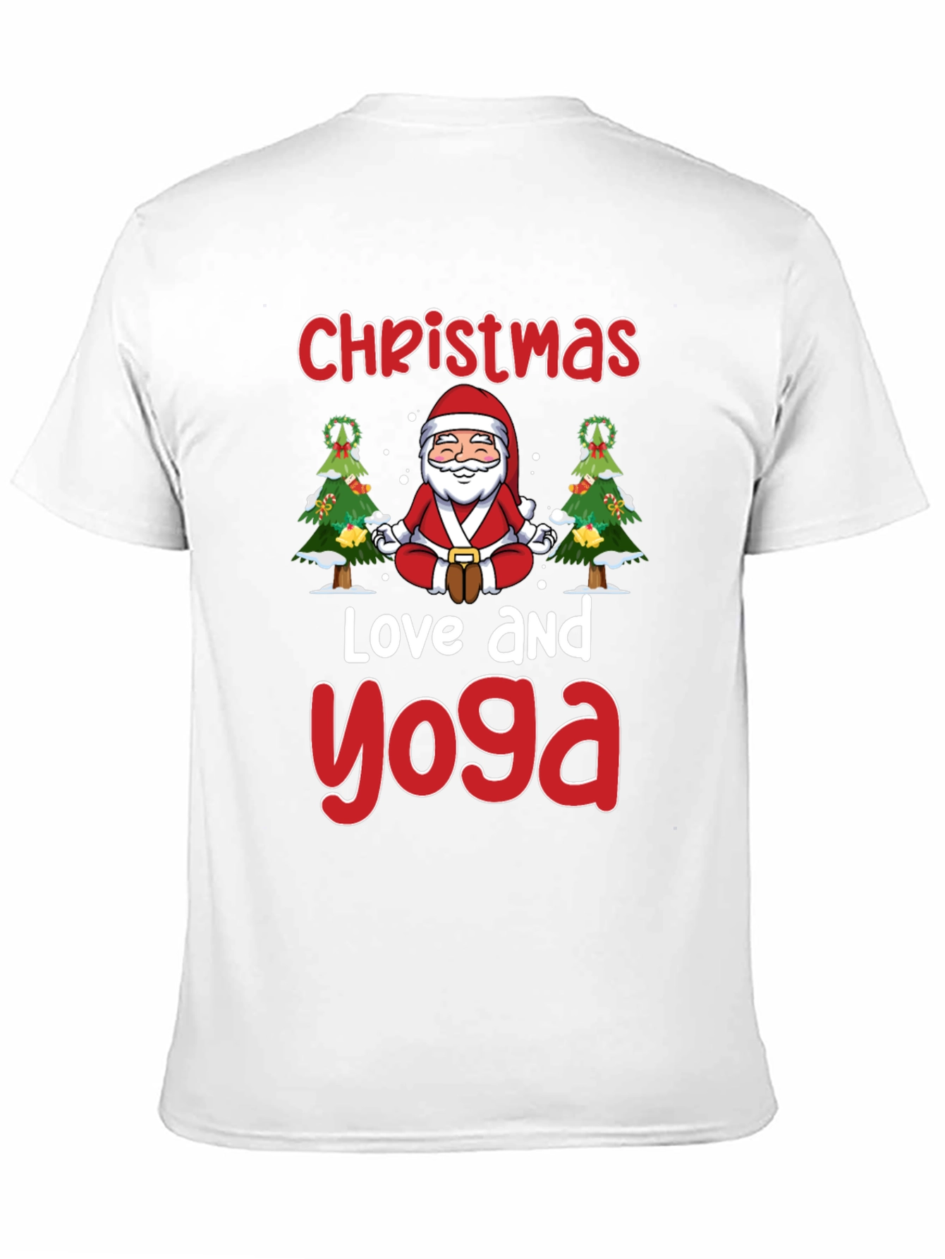 Christmas Love and Yoga T-Shirt
