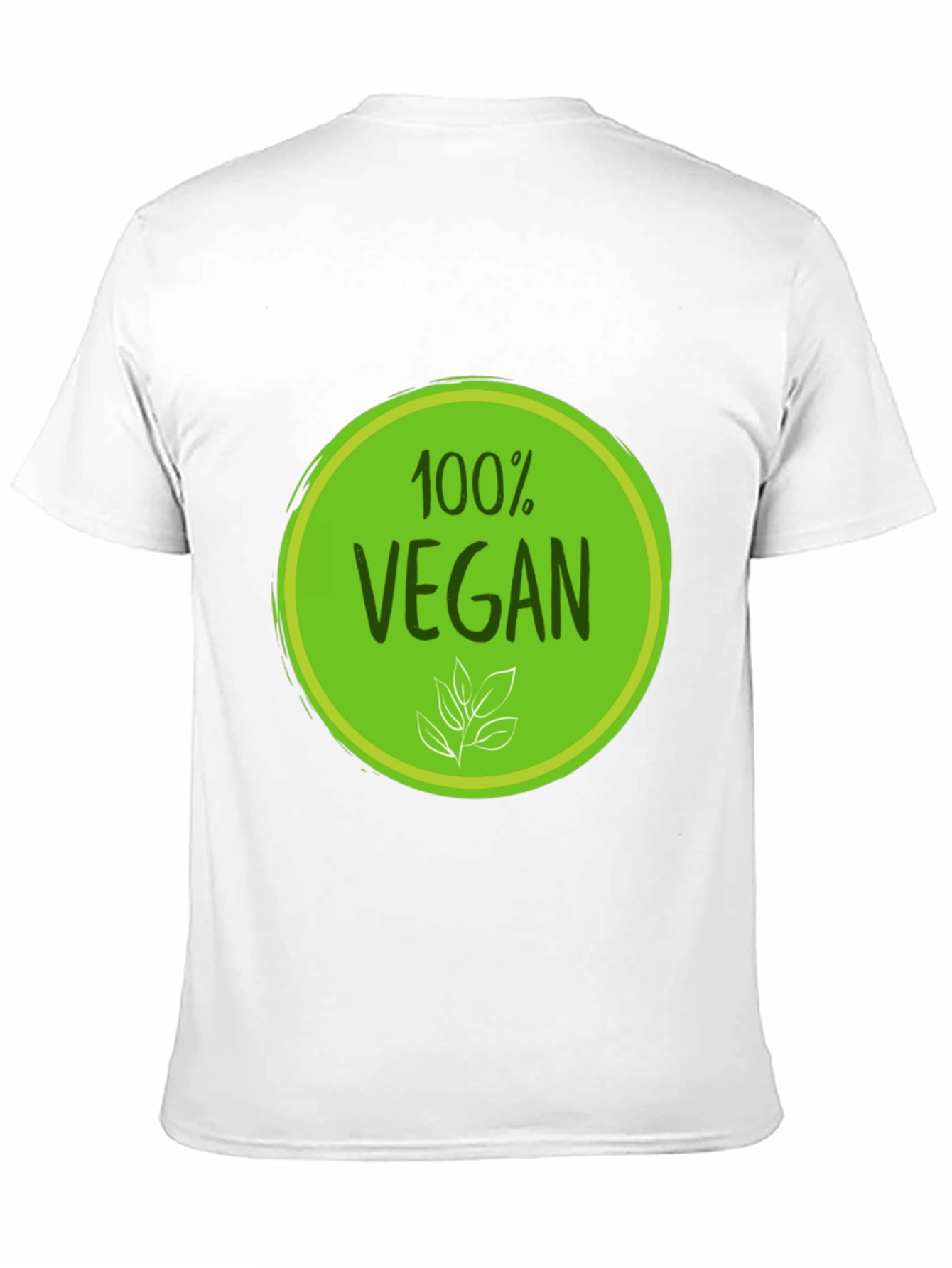 100% Vegan Black Graphic Tee