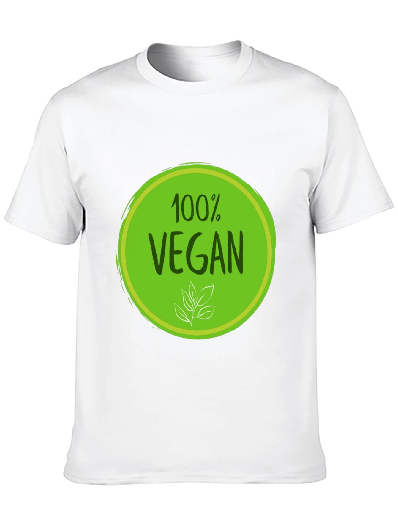 100% Vegan Black Graphic Tee