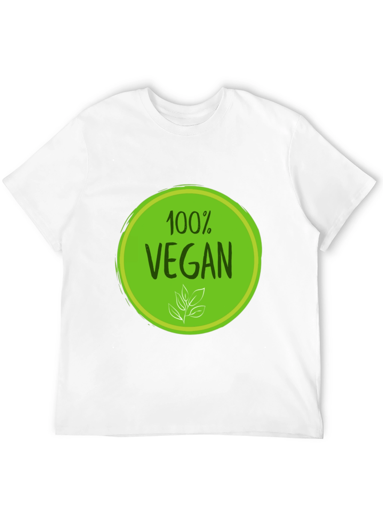 100% Vegan Black Graphic Tee