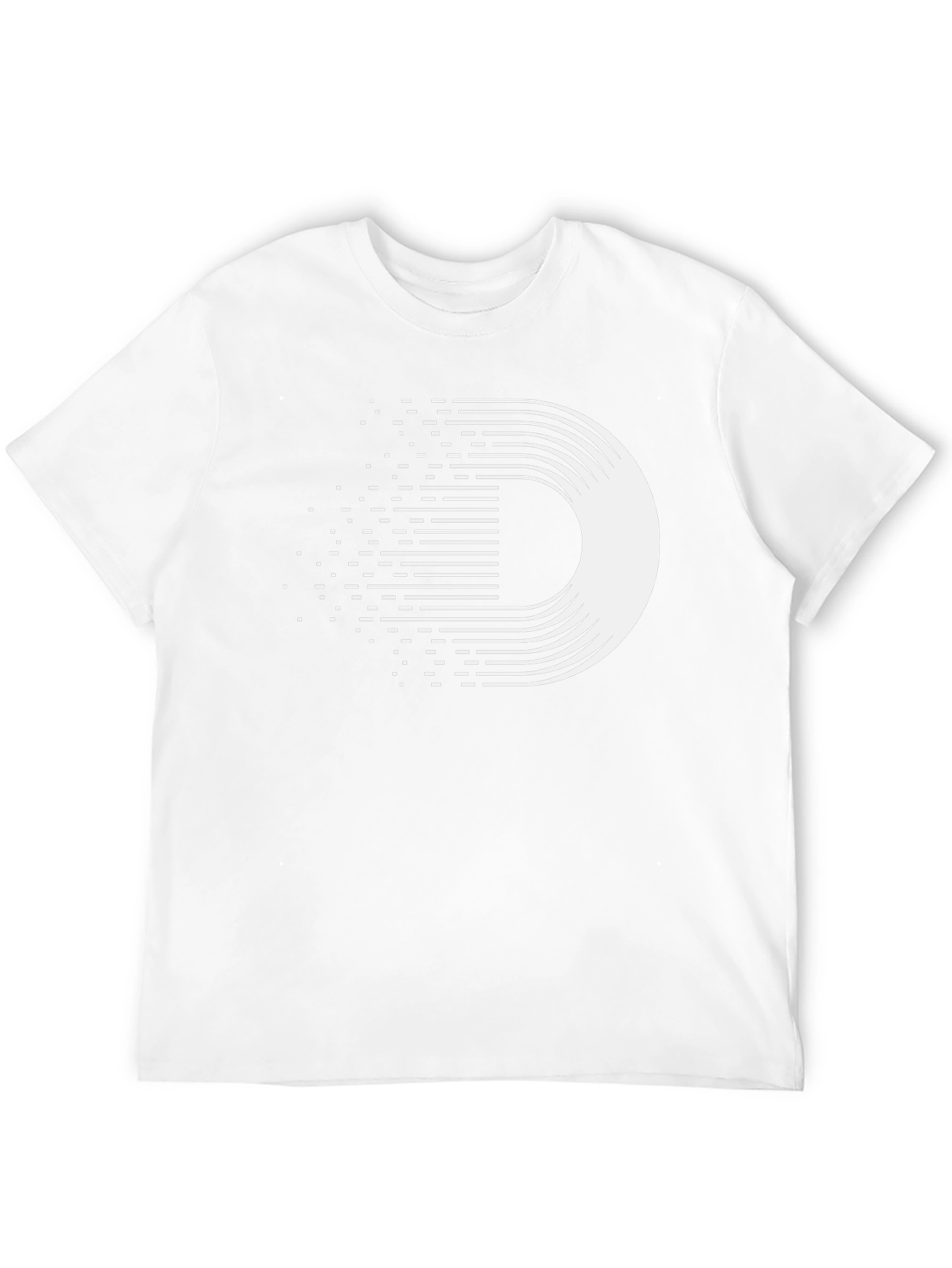 Modern Graphic Tee - Abstract Geometric Design