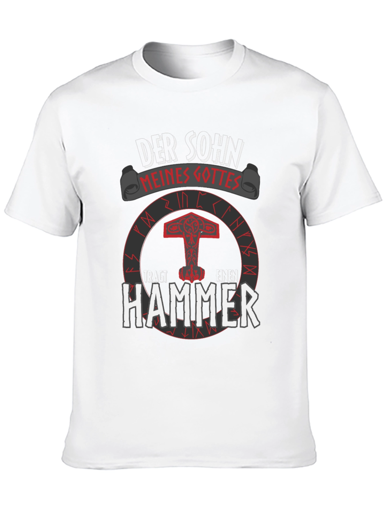 Viking Hammer T-Shirt: Son of My God Tee
