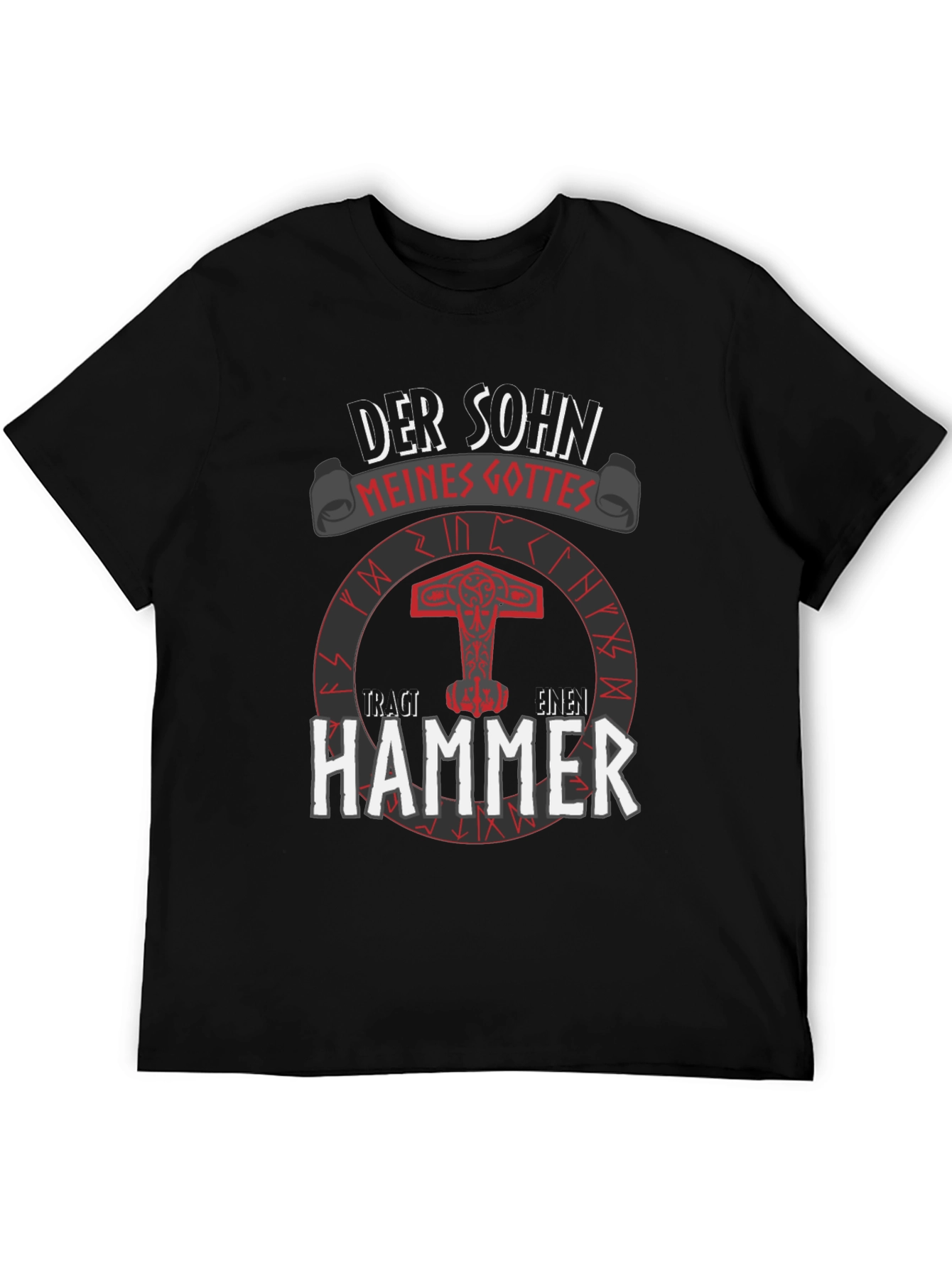 Viking Hammer T-Shirt: Son of My God Tee