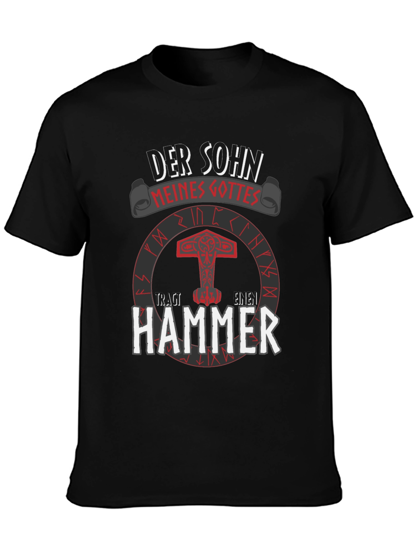 Viking Hammer T-Shirt: Son of My God Tee
