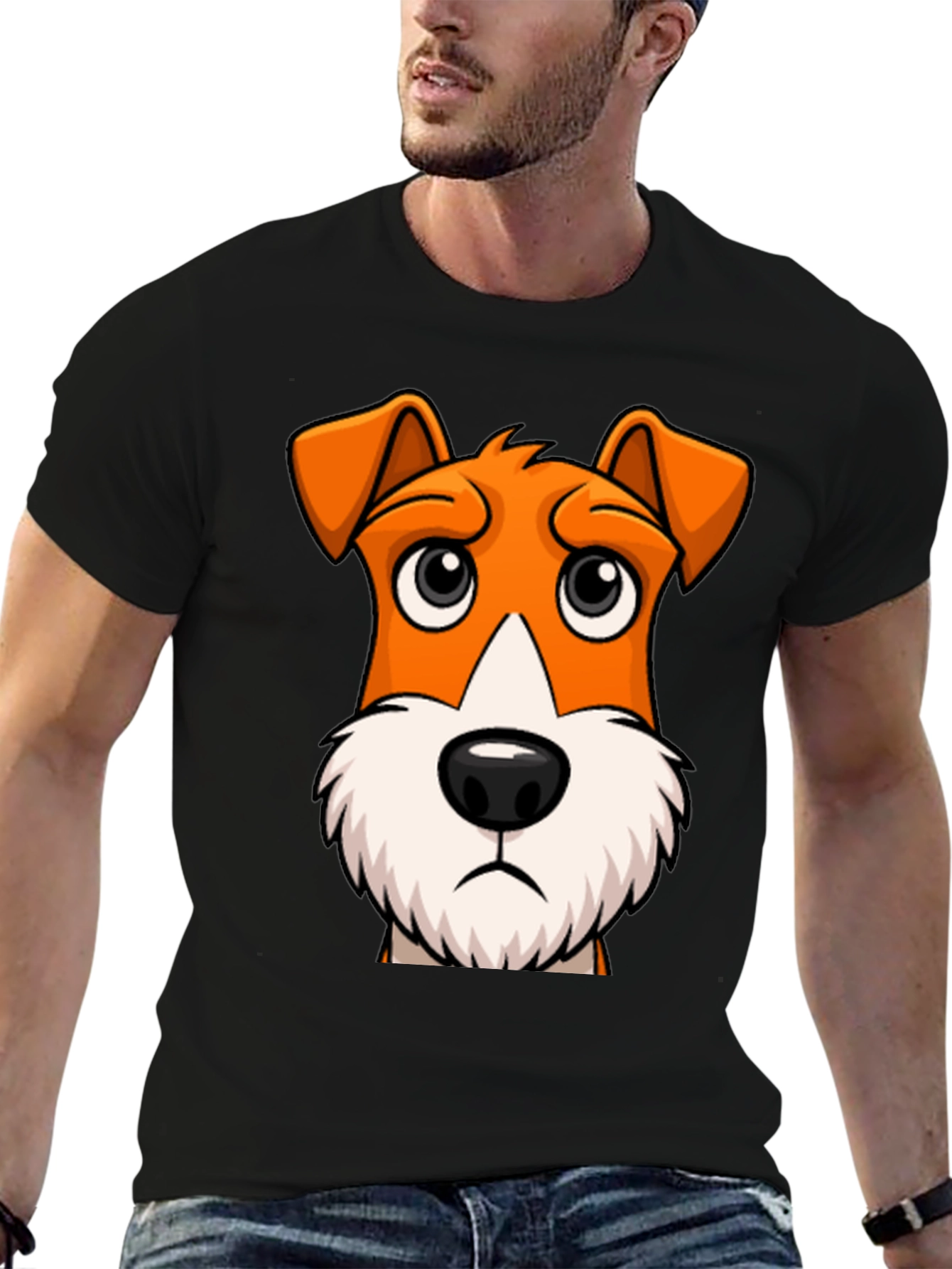 Dog Graphic T-Shirt - Cute Cartoon Pet Tee