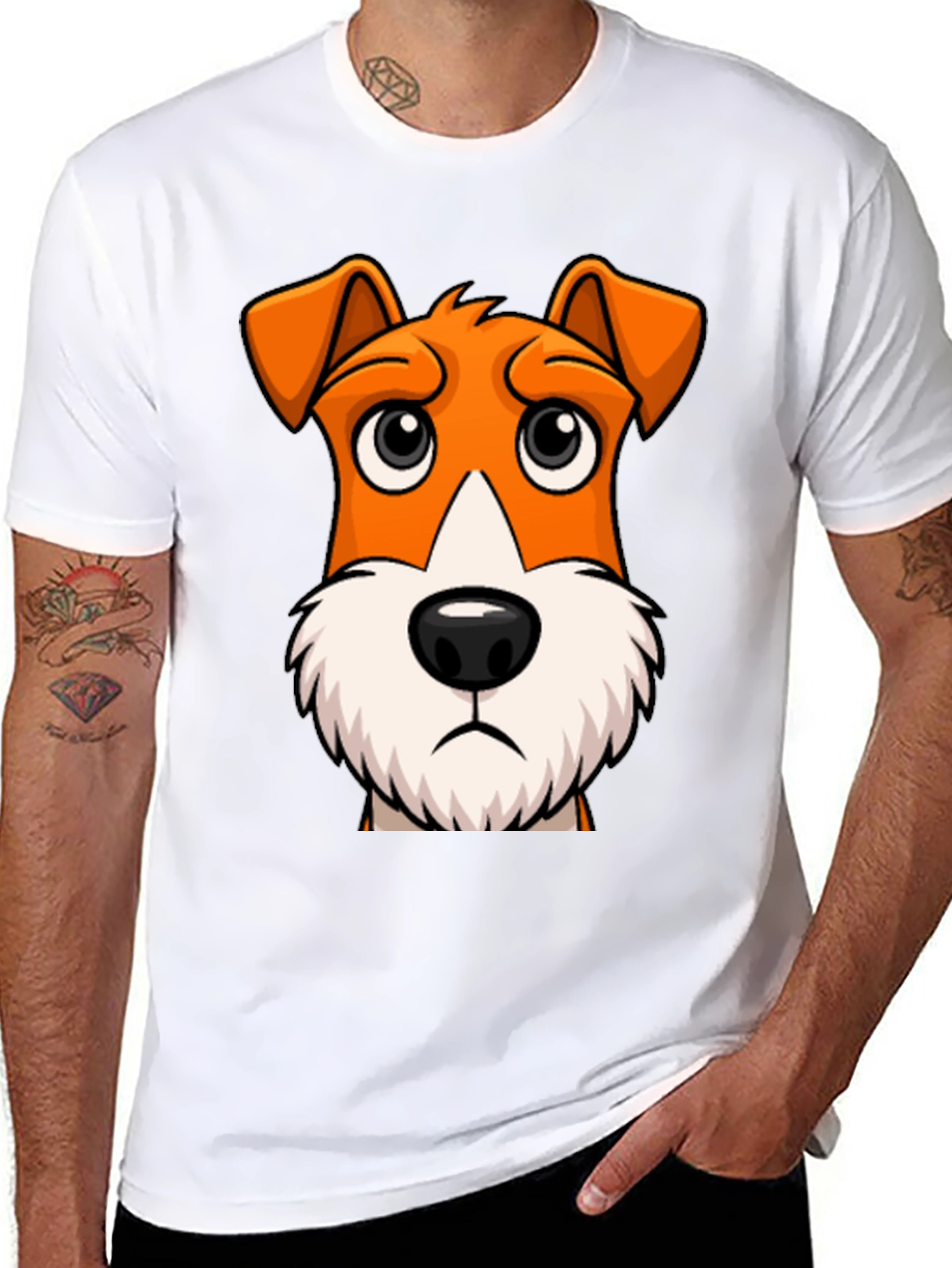 Dog Graphic T-Shirt - Cute Cartoon Pet Tee