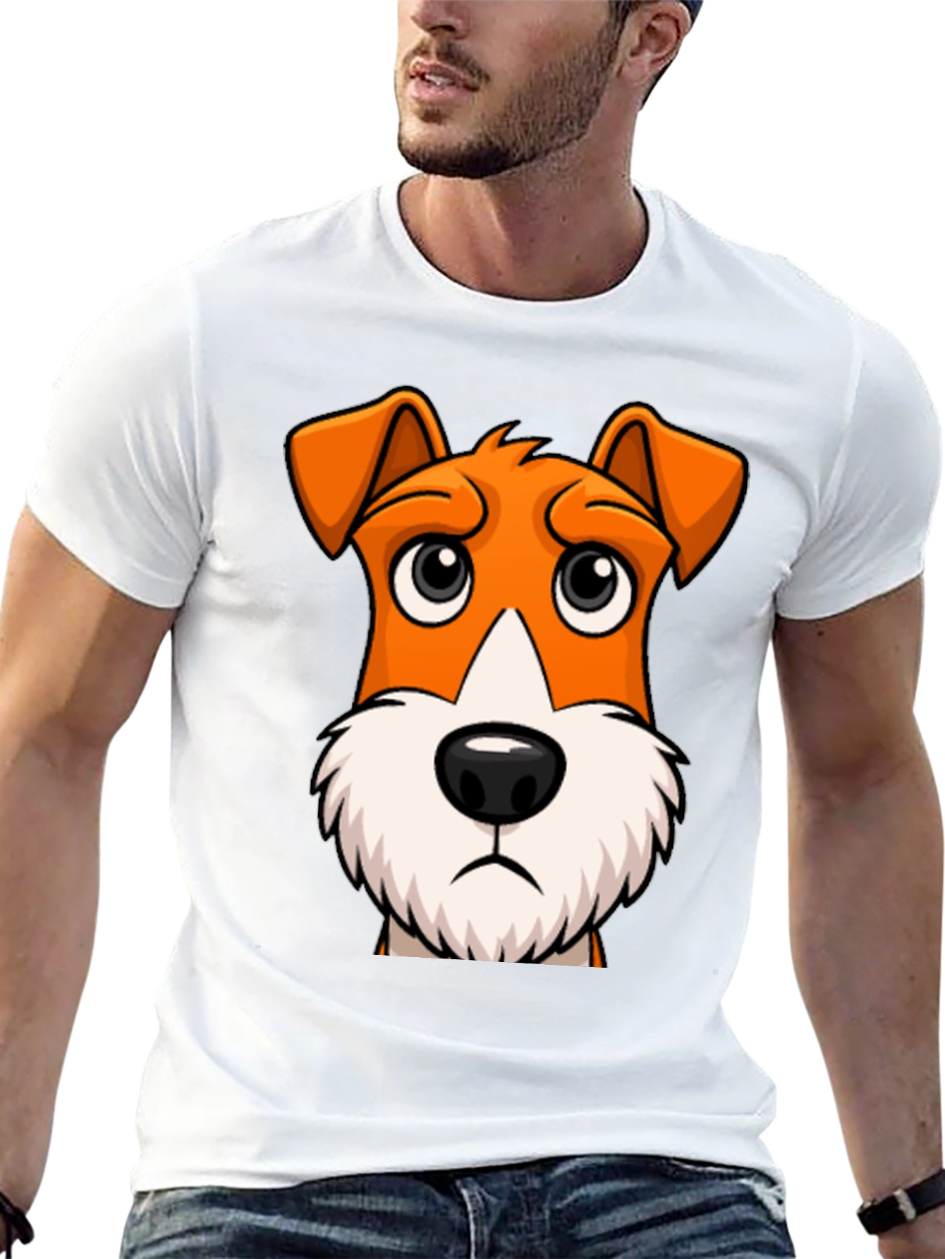 Dog Graphic T-Shirt - Cute Cartoon Pet Tee