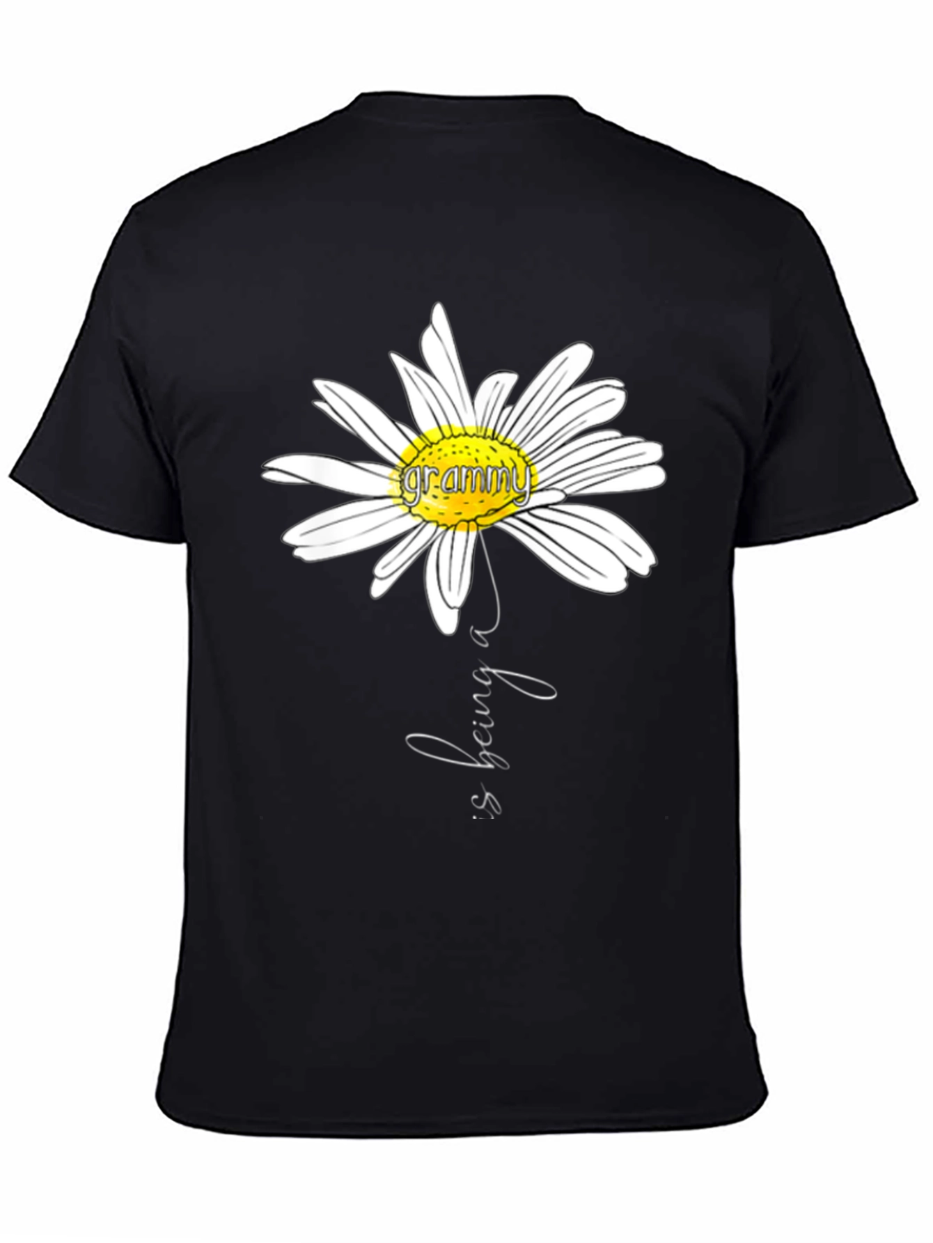 Grammy Flower Graphic T-Shirt