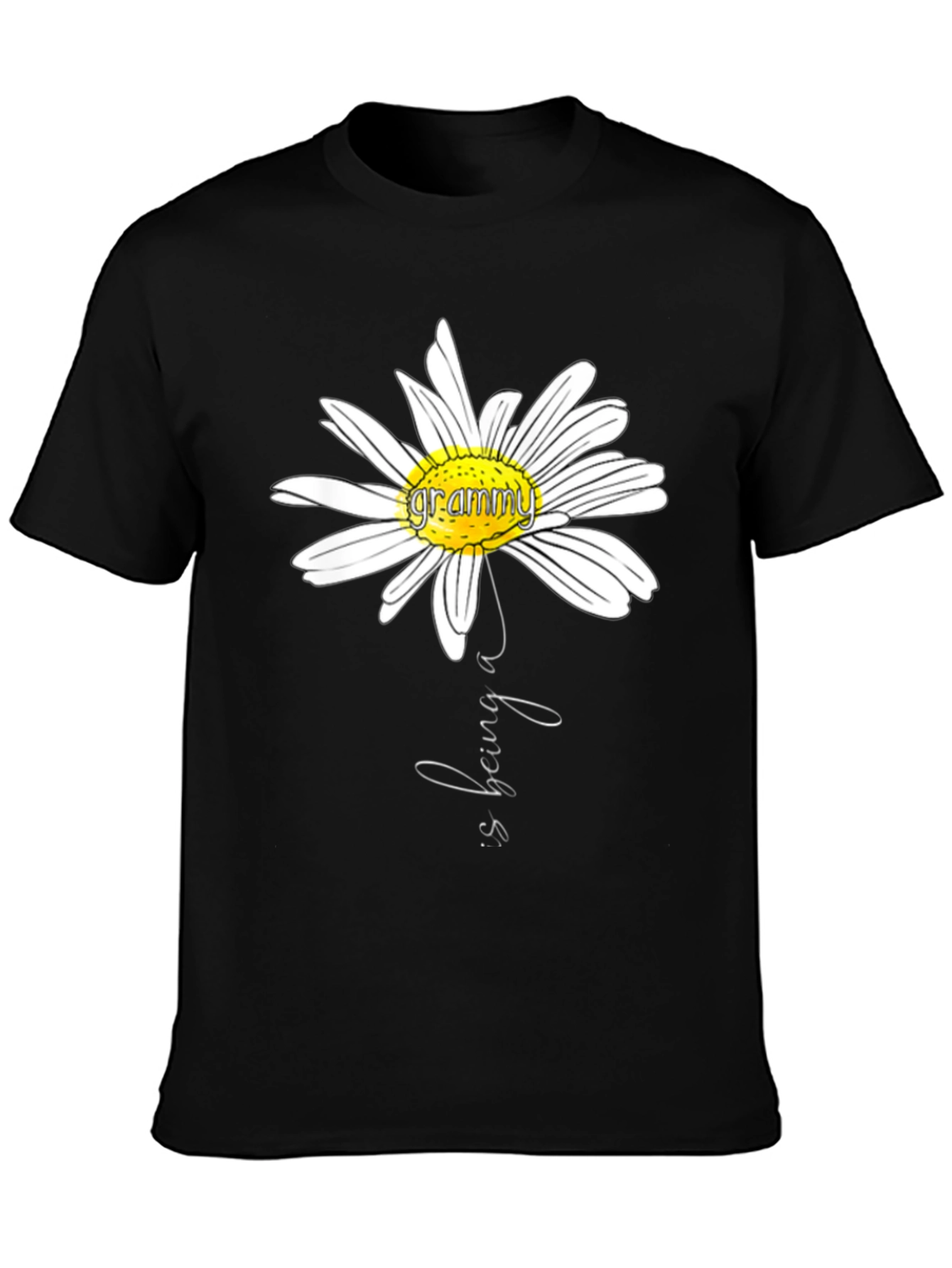 Grammy Flower Graphic T-Shirt