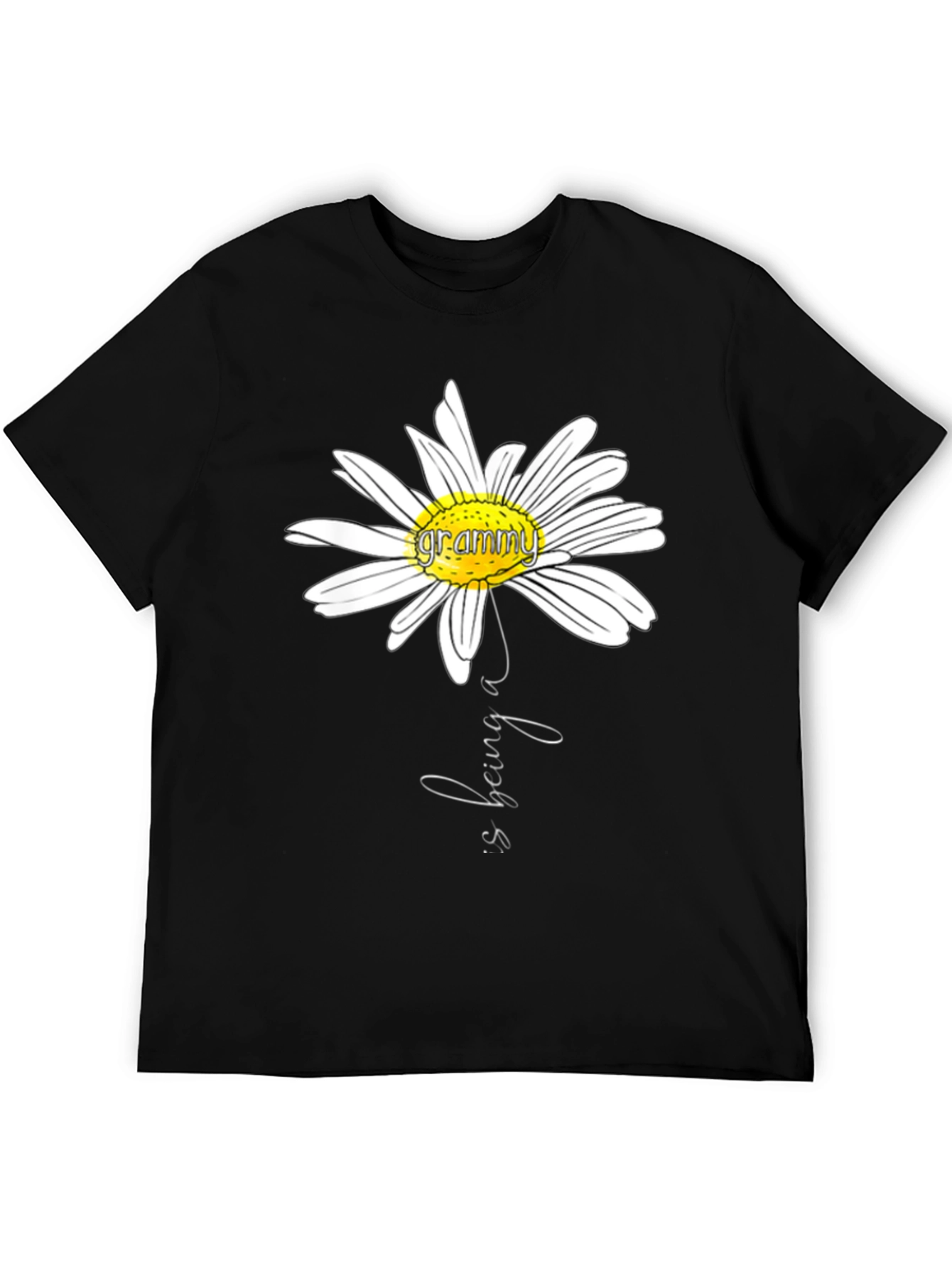 Grammy Flower Graphic T-Shirt