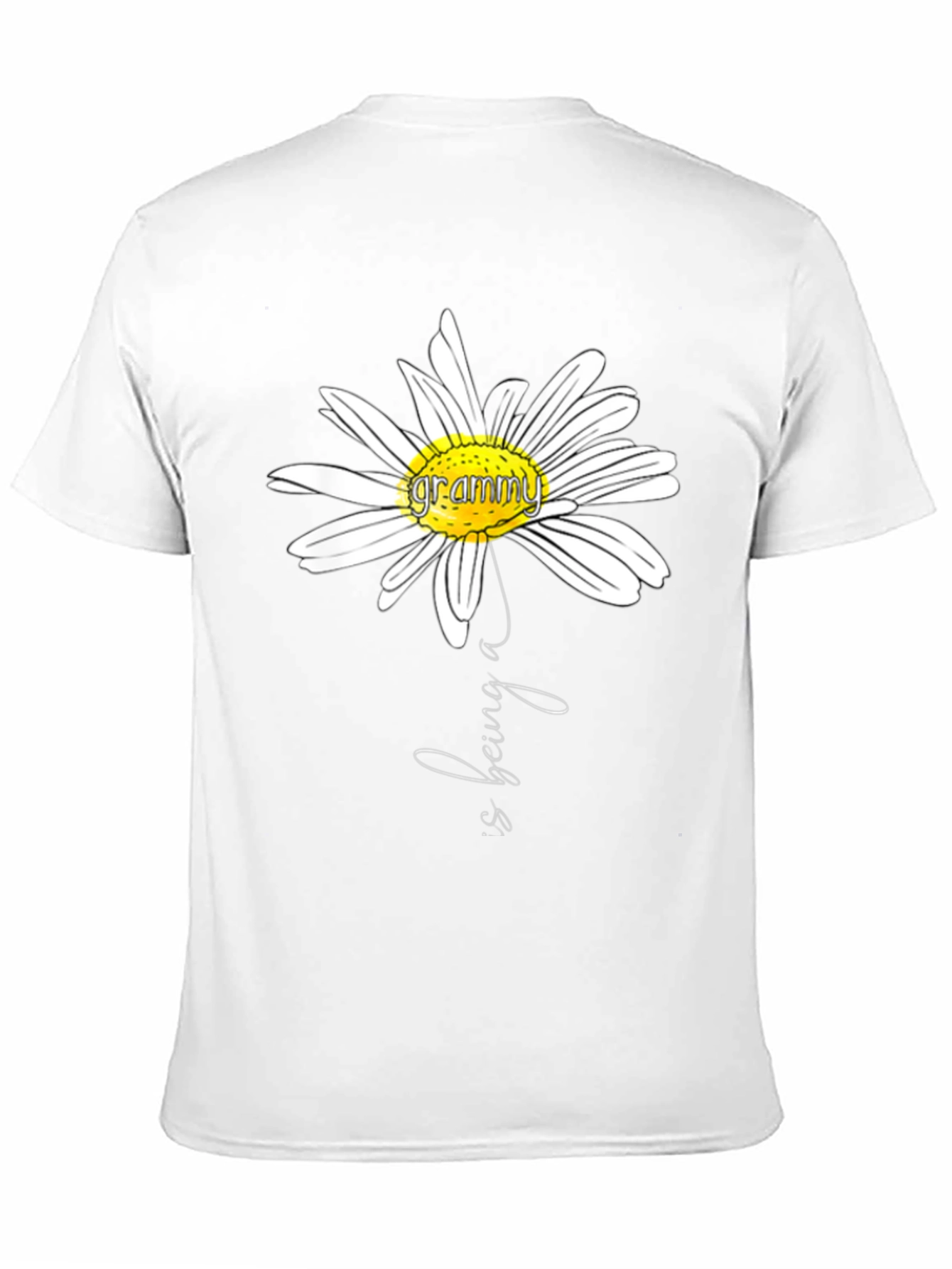 Grammy Flower Graphic T-Shirt
